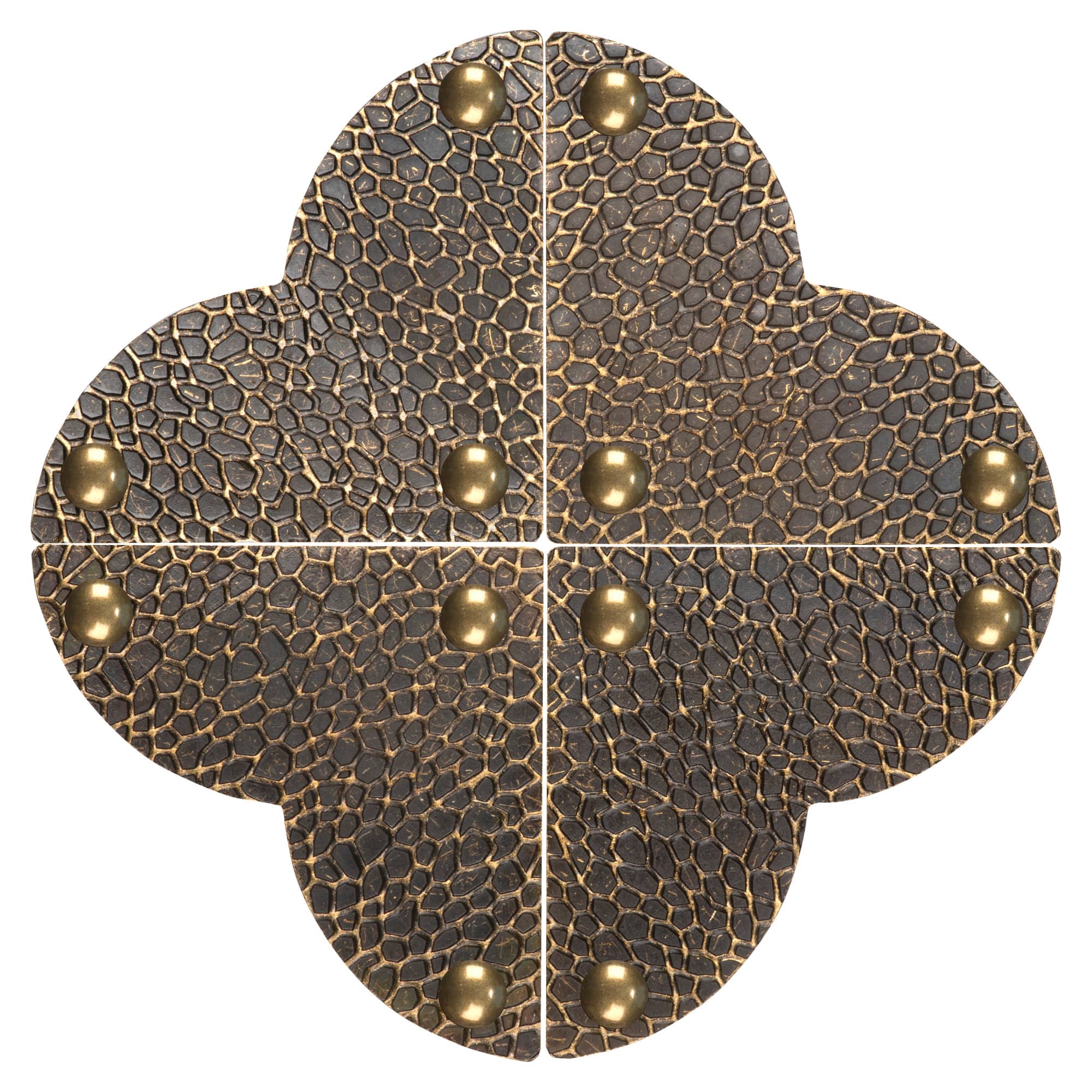 Dritz® Home Pack of 3 Large Textured Quatrefoil Corners