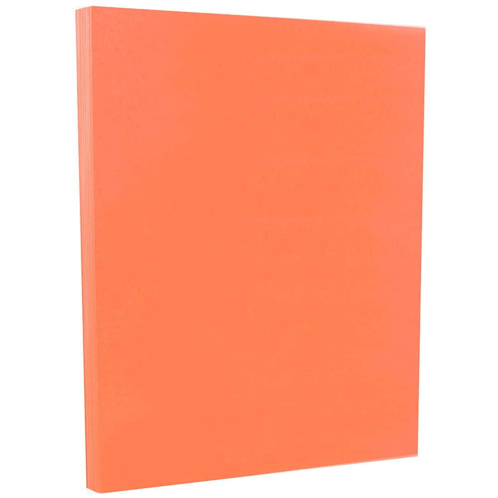JAM Paper 8.5'' x 11'' 67lb. Vellum Bristol Cardstock, 50 Sheets