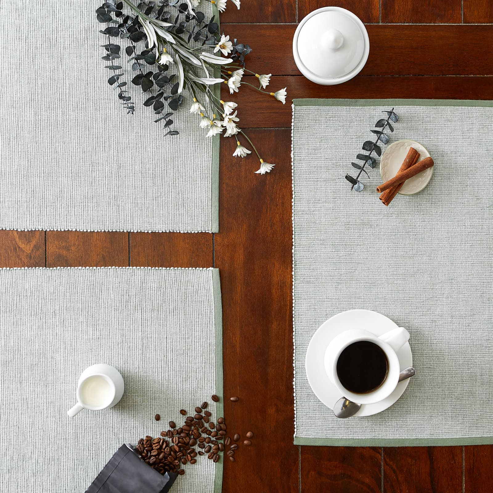 DII® Eco-Friendly Fine Ribbed Placemats