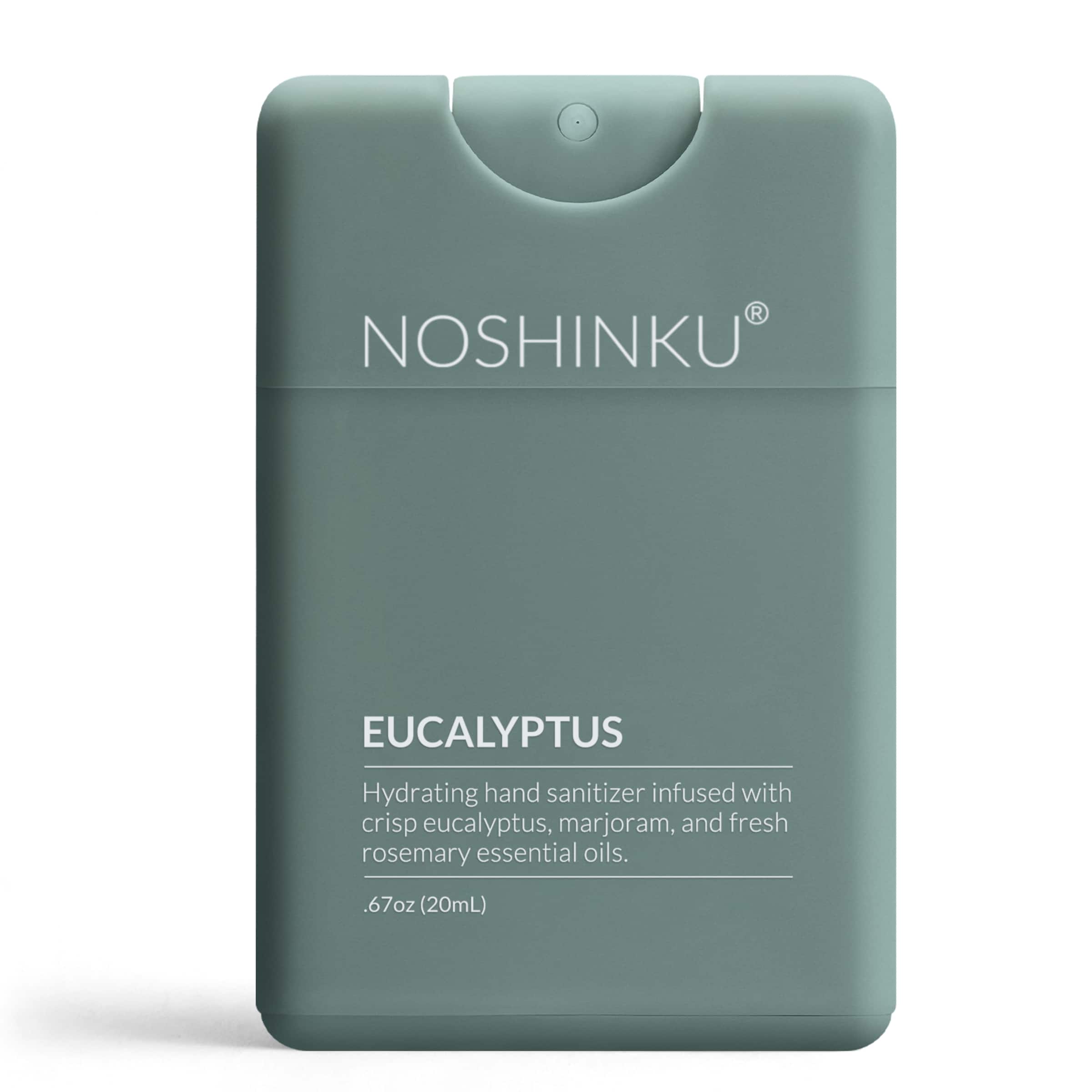 Noshinku Refillable Eucalyptus Ultra-Hydrating Pocket Hand Sanitizer Spray