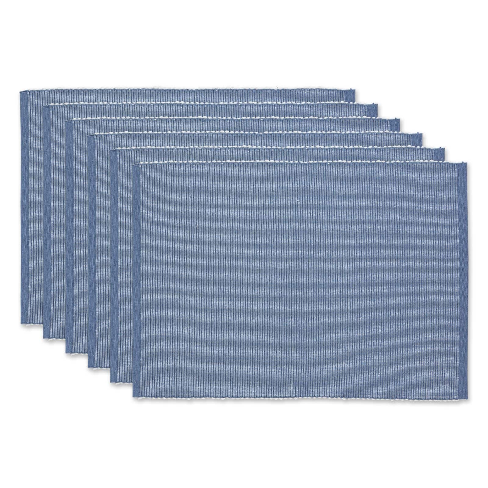 DII® 2-Tone Ribbed Placemats