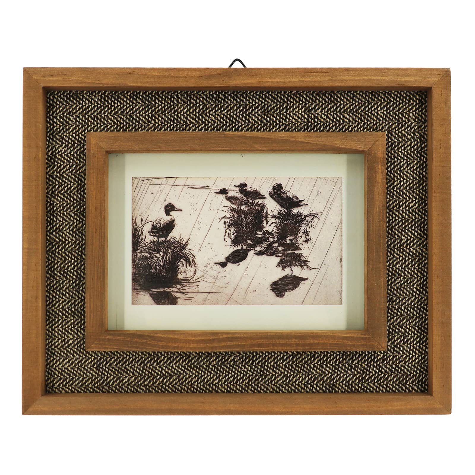 10.75" Herringbone Duck Tabletop Décor by Ashland®