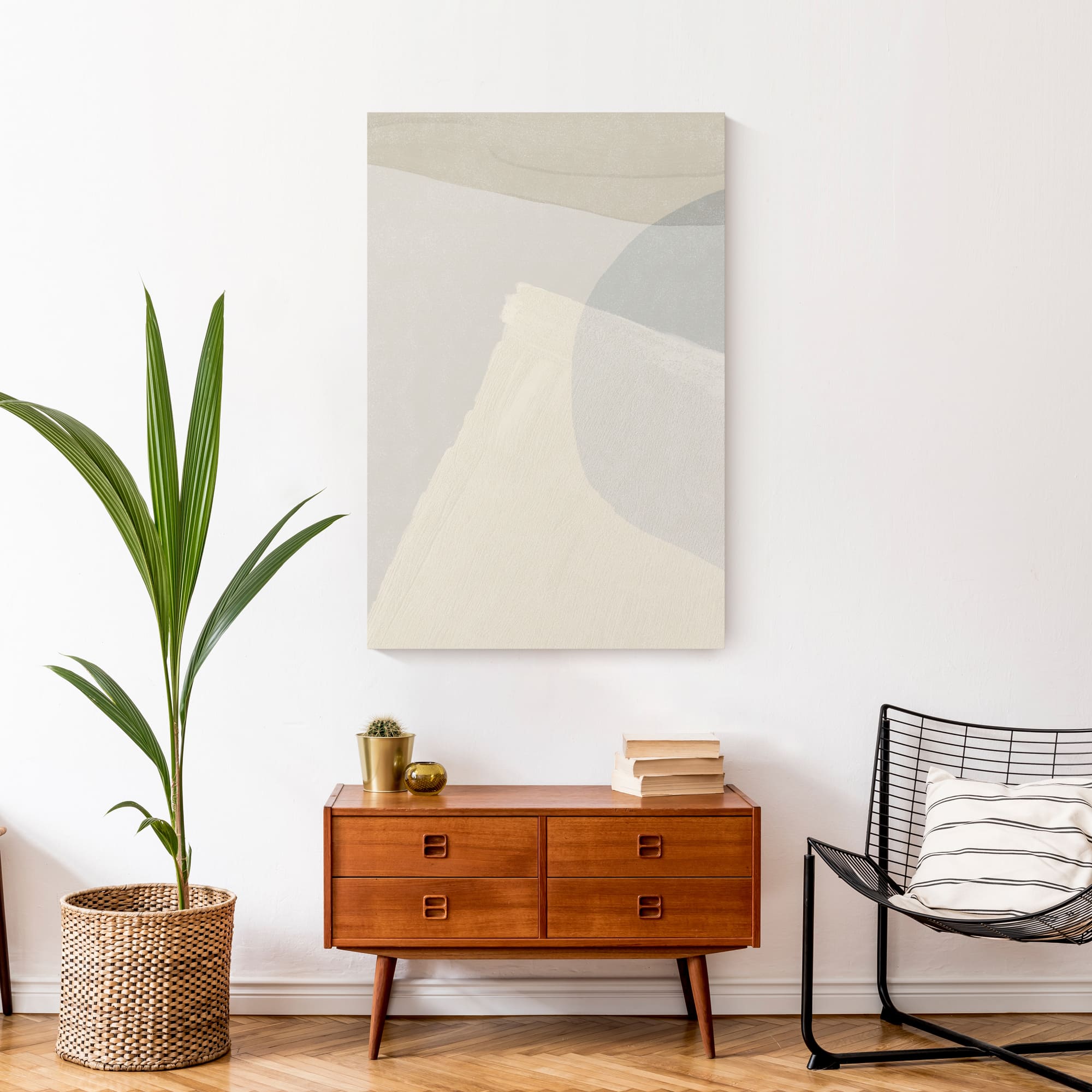 Sandy Layers 24" x 36" Canvas Wall Art