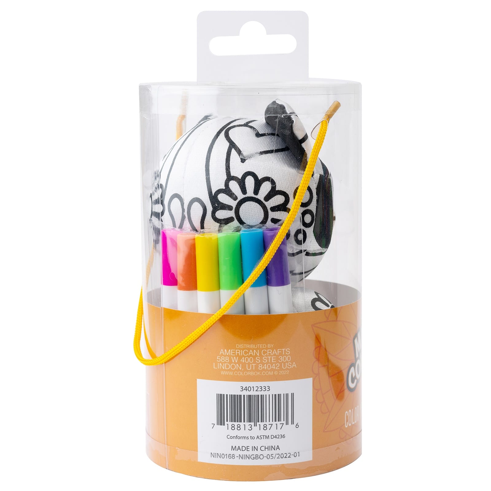 Colorbok® Make It Colorful! Color Your Own Plush Panda Kit