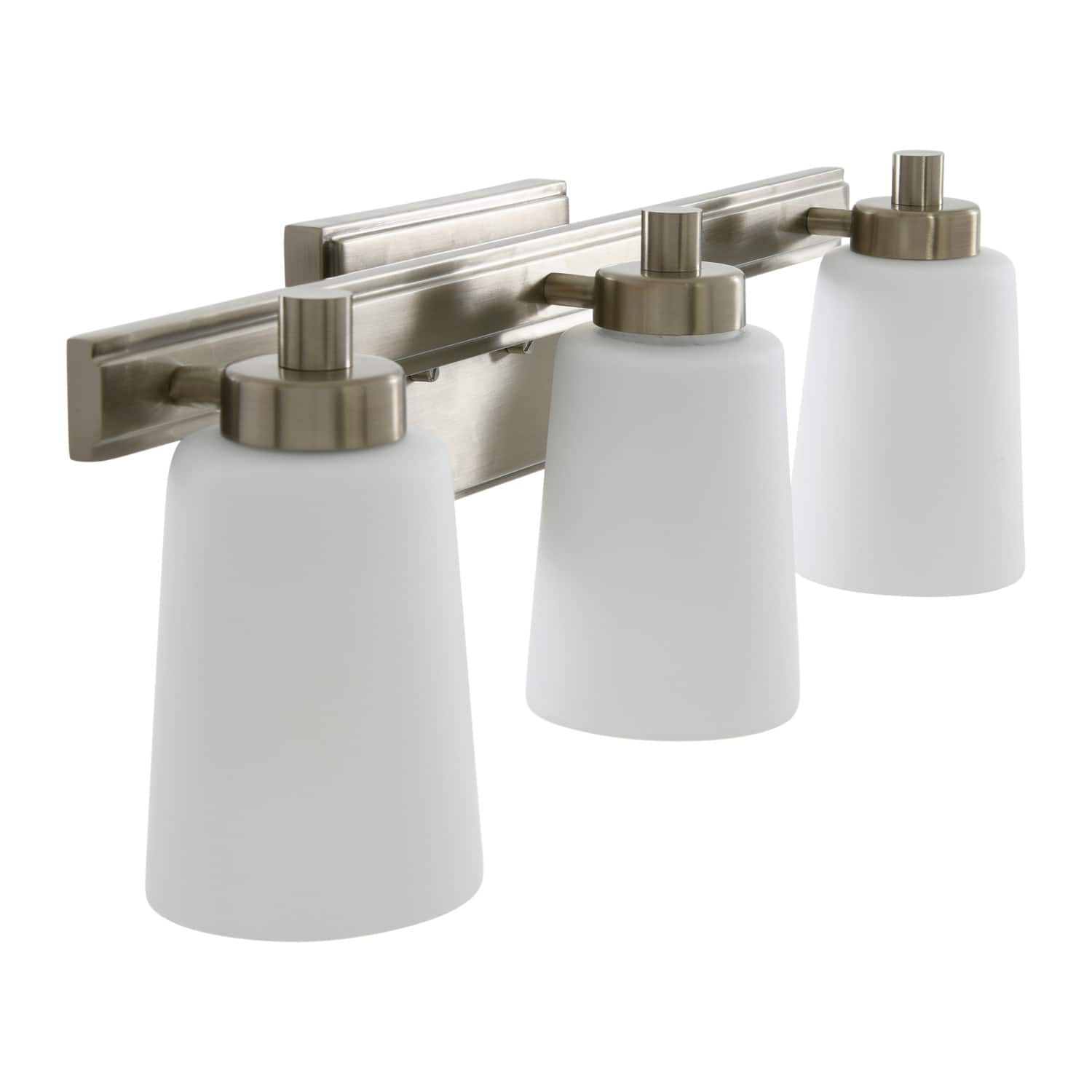 Hello Honey® Robert Stevenson Lighting Sullivan Park Frosted Glass & Metal 3-Light Vanity