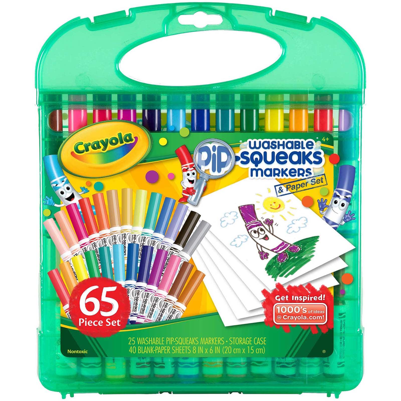 Crayola® Pip-Squeaks™ Washable Markers & Paper Kit