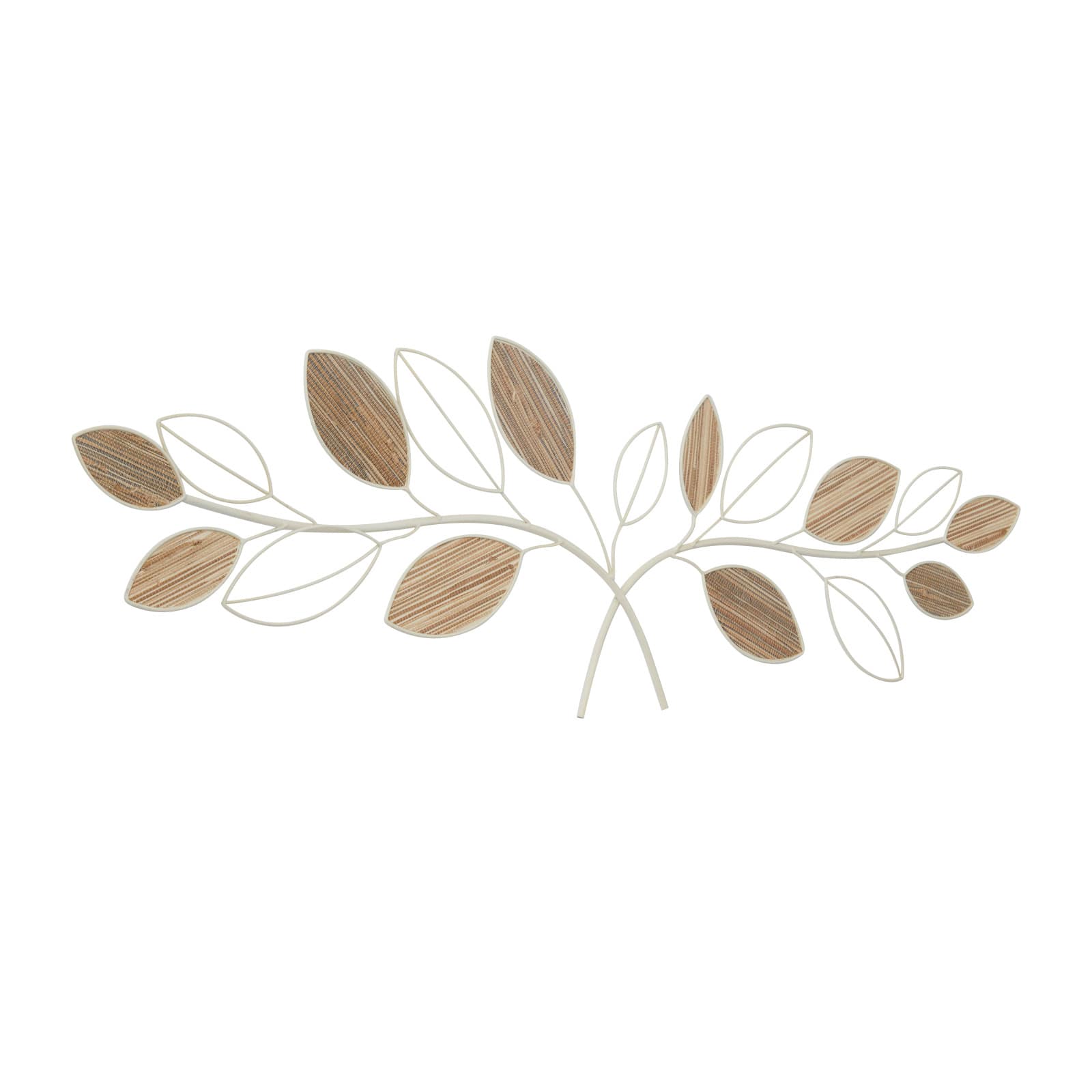 Brown Metal Coastal Wall Decor, 13" x 43" x 1"
