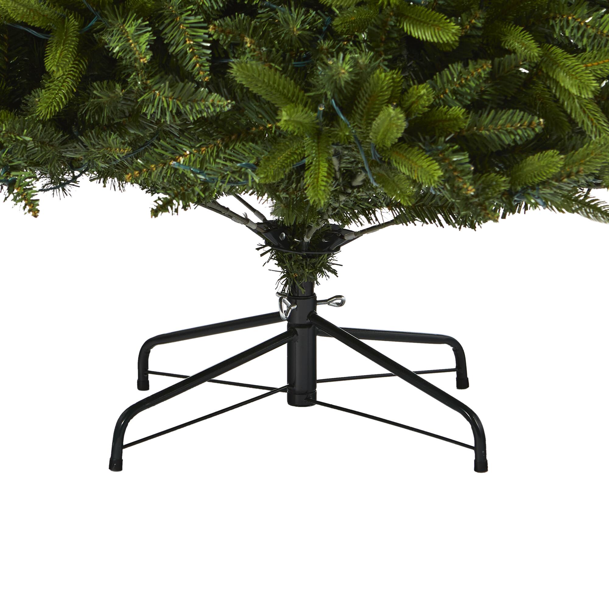 7ft. Pre-Lit Sun Valley Fir Artificial Christmas Tree with LED Lights