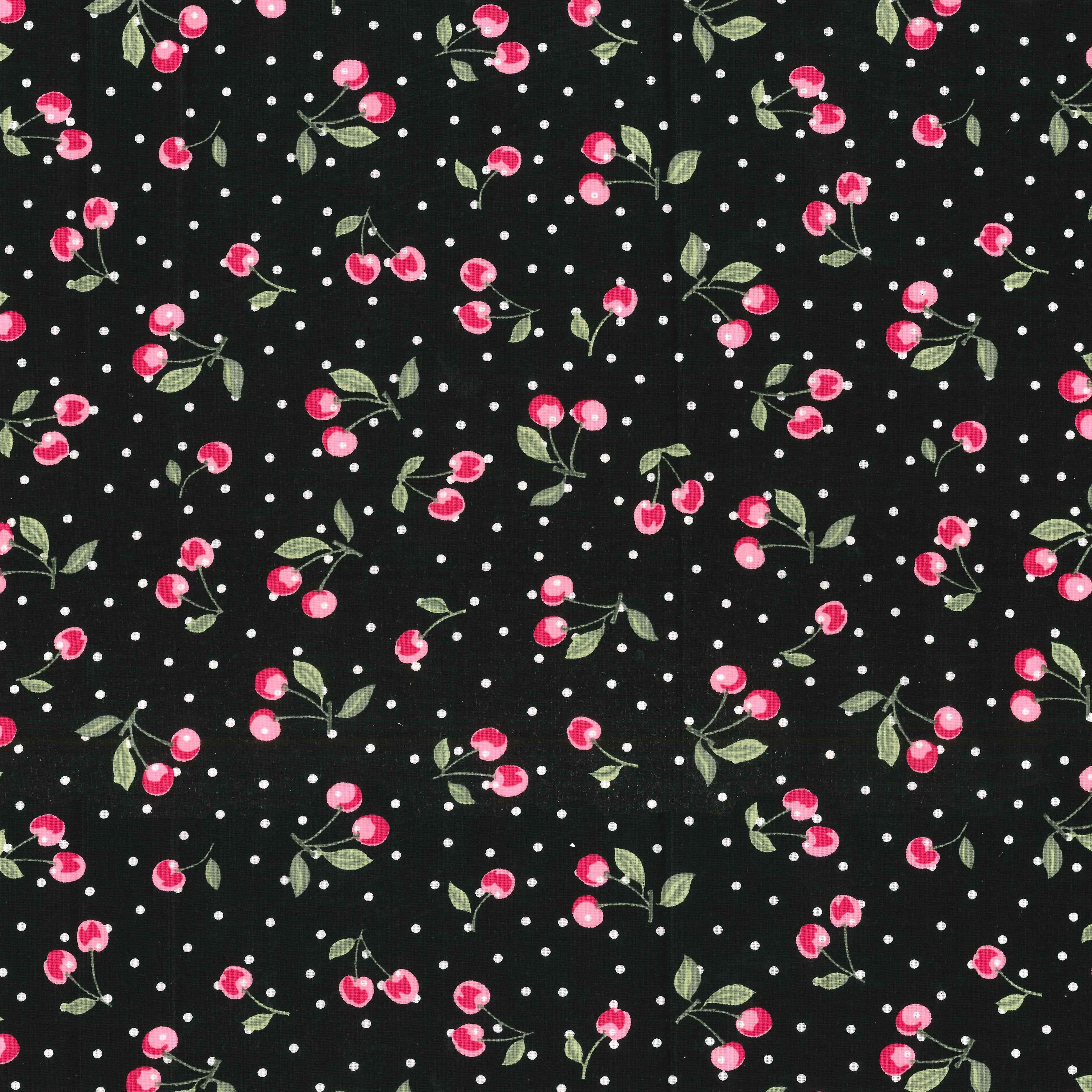 Fabric Traditions Cherry Toss Cotton Fabric