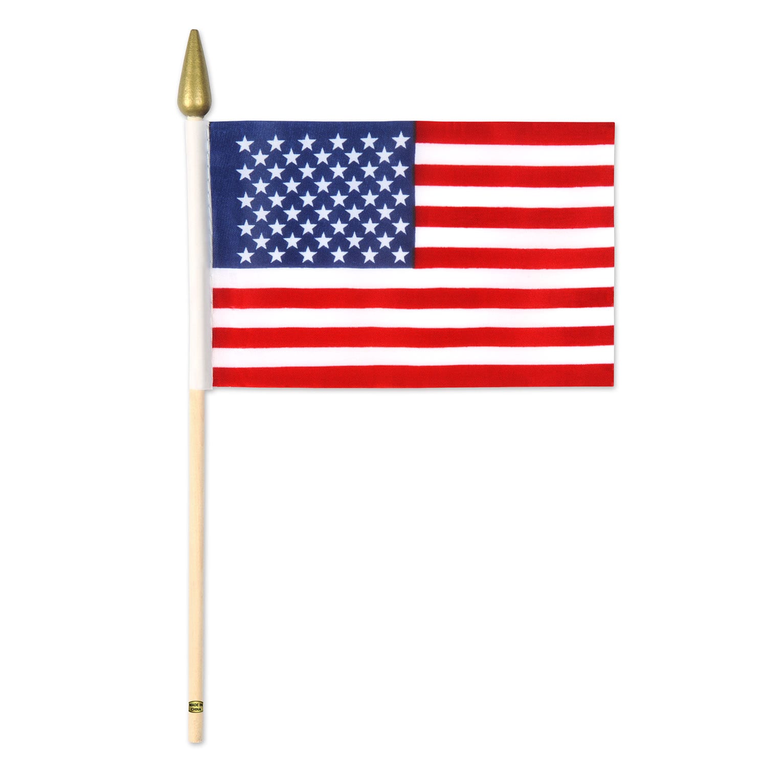 Beistle 4" x 6" Fabric American Flags, 12ct.