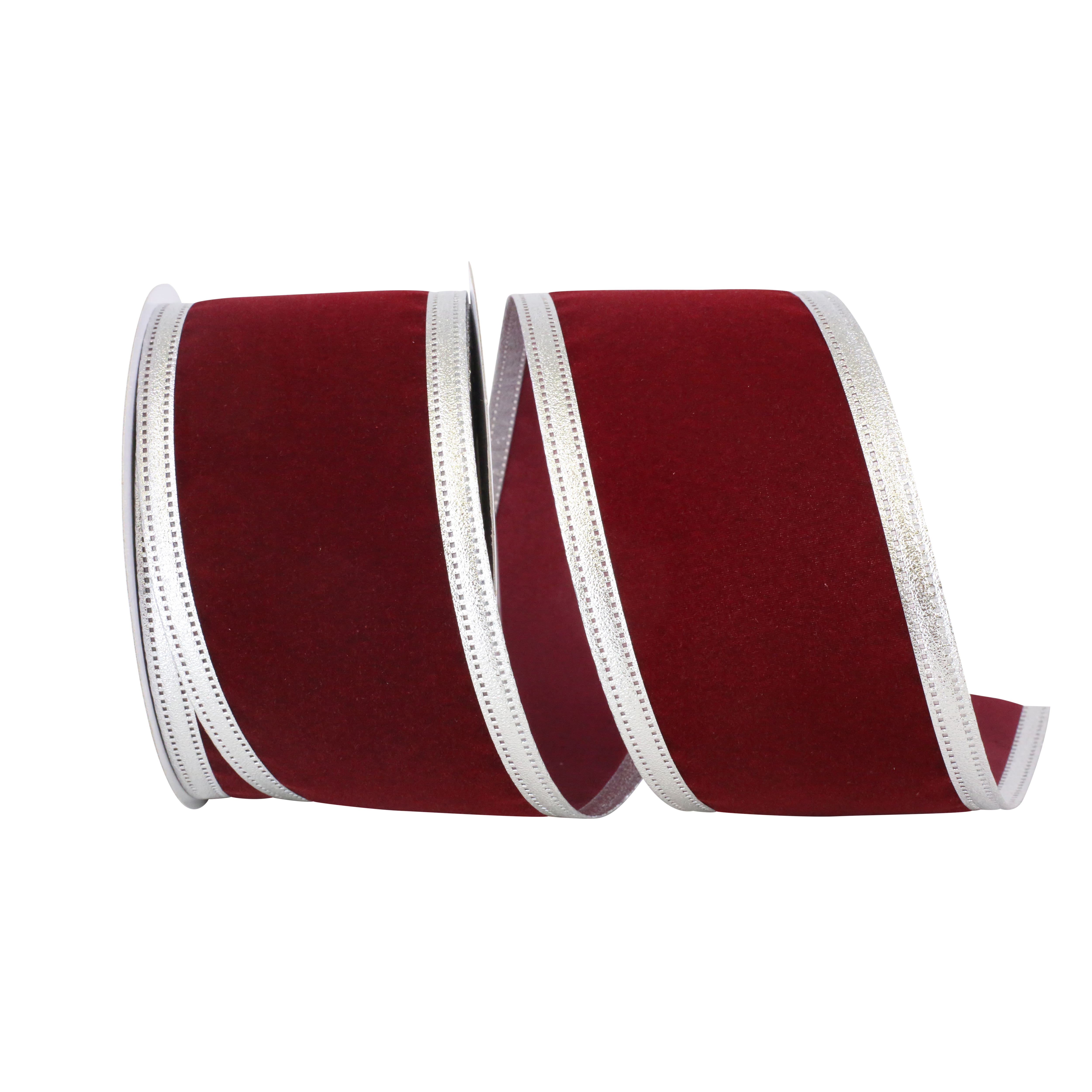 JAM Paper Velvet Wired Dynasty Ribbon