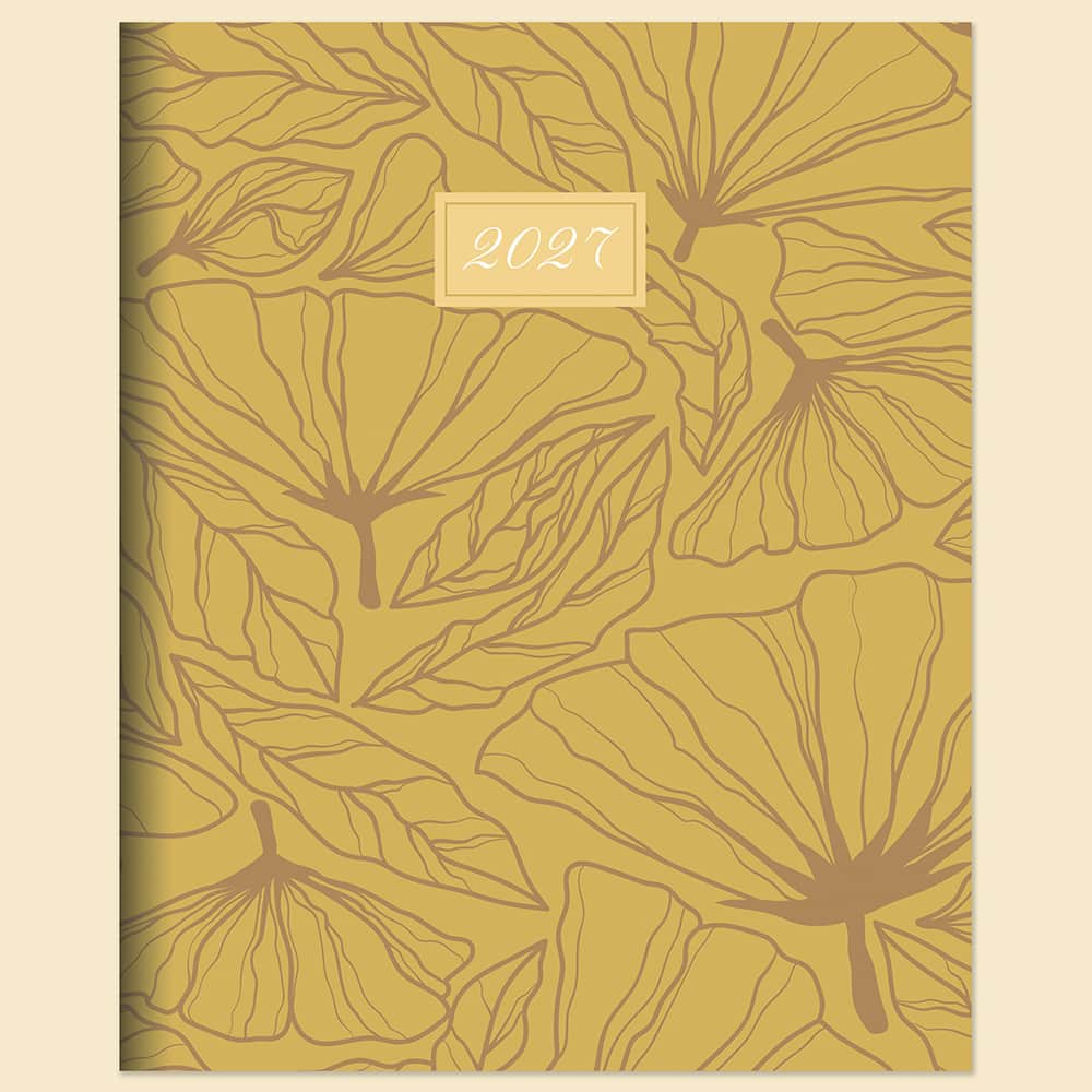 2027 Goldenrod Medium Monthly Planner
