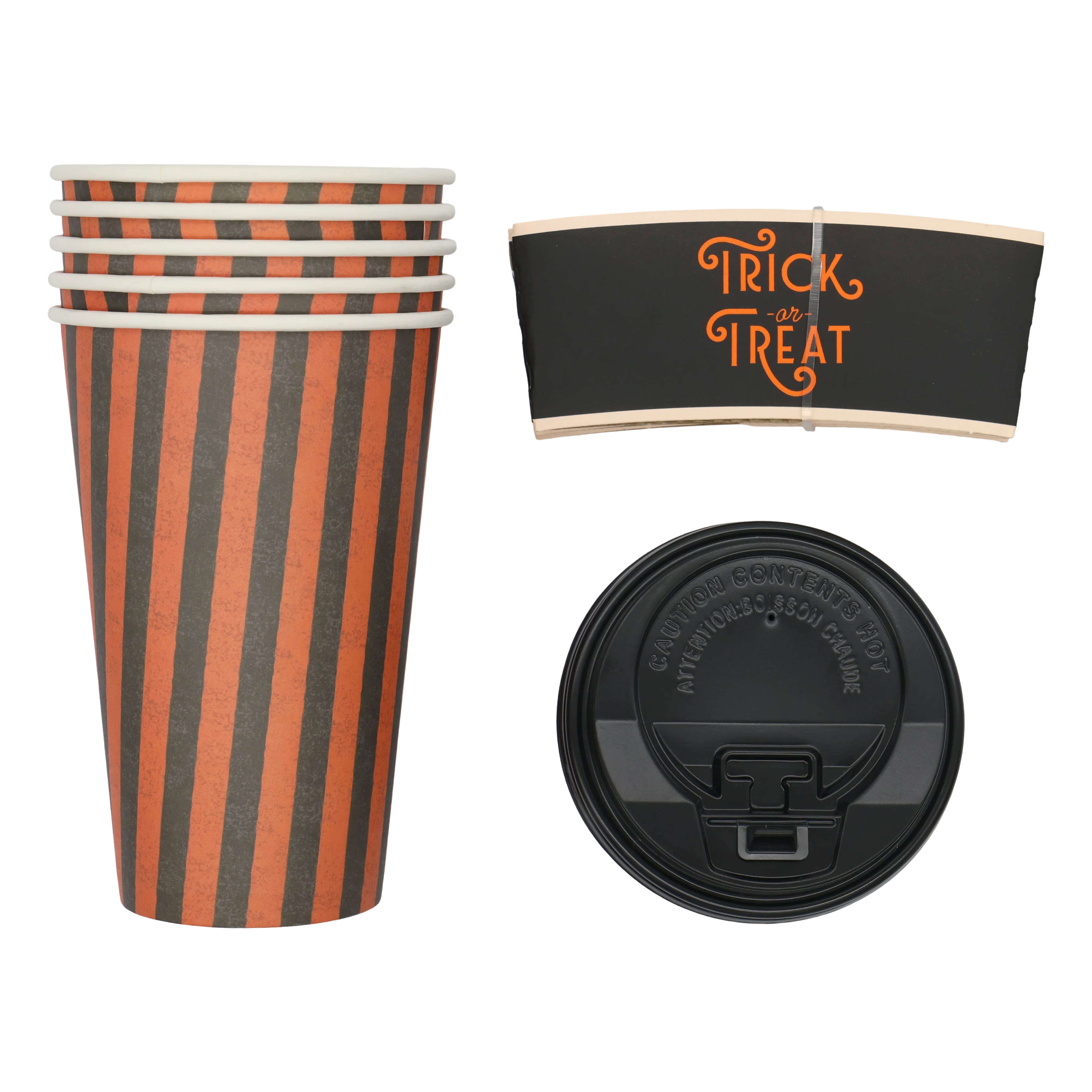 16oz. Halloween Trick or Treat Paper To-Go Hot Cups, 10ct. by Celebrate It™