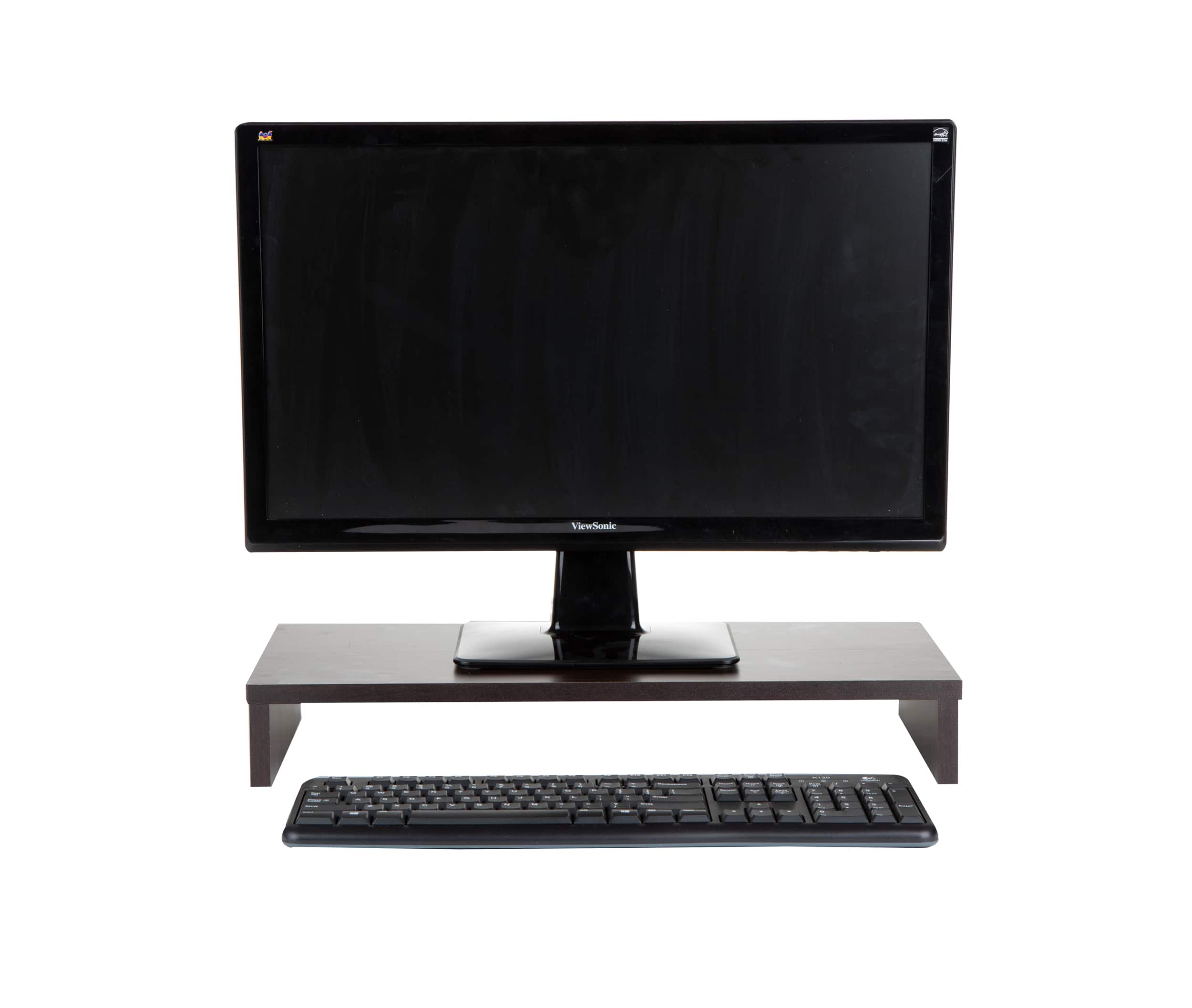 Mind Reader Wooden Monitor Stand Riser