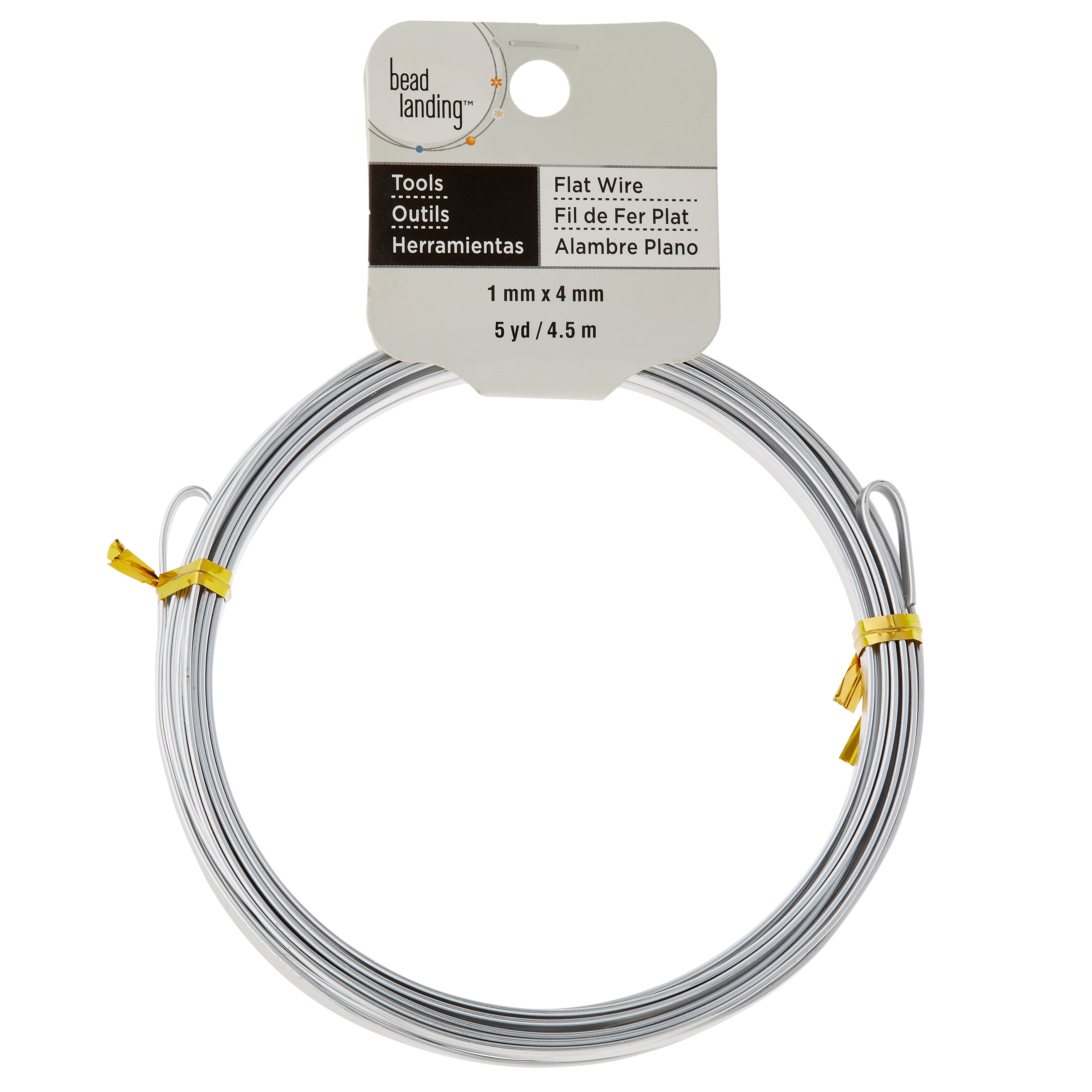 18-Gauge Flat Silver Wire by Bead Landing™