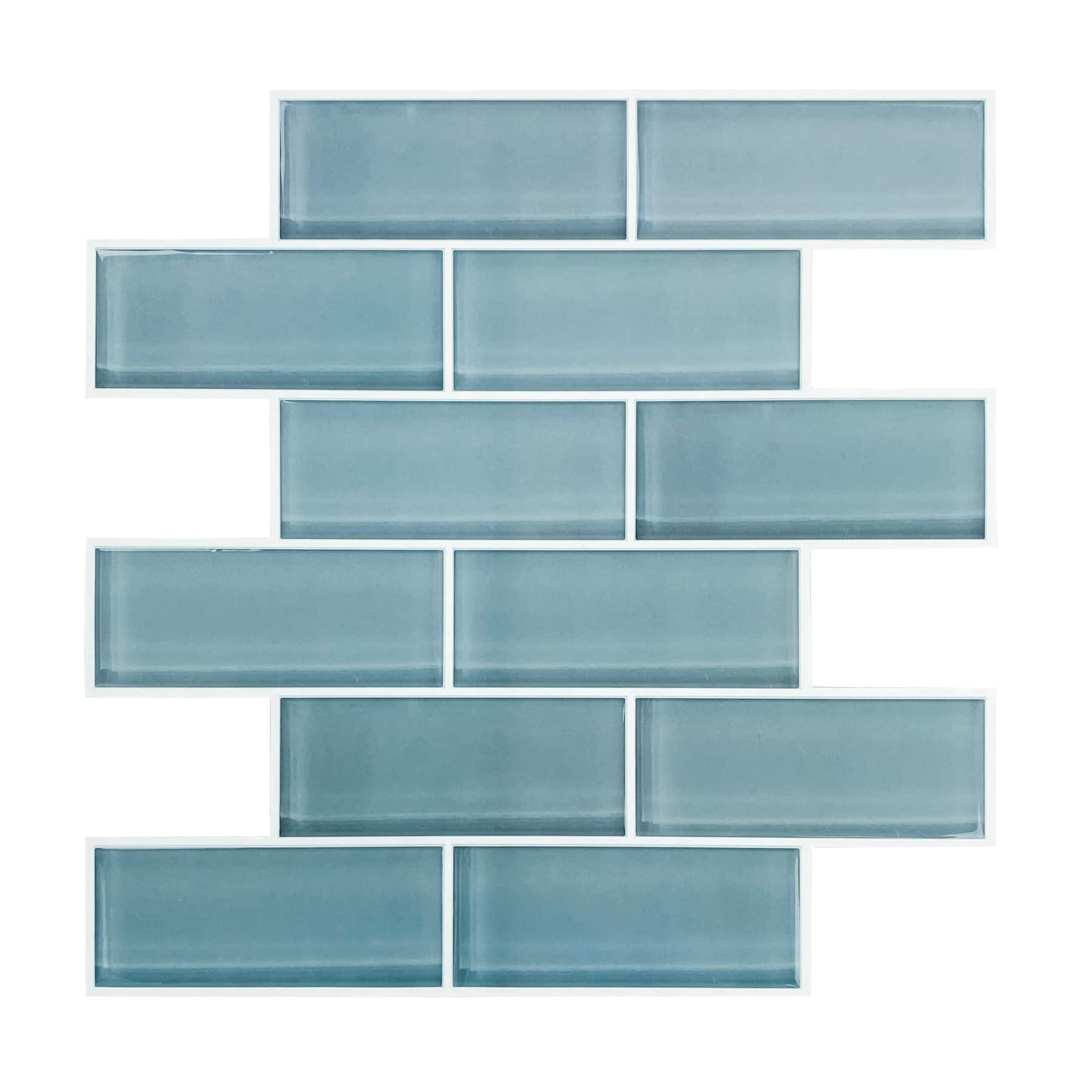 RoomMates Blue Seaglass Peel & Stick Sitcktiles | 10.5" x 10.5" | Michaels®