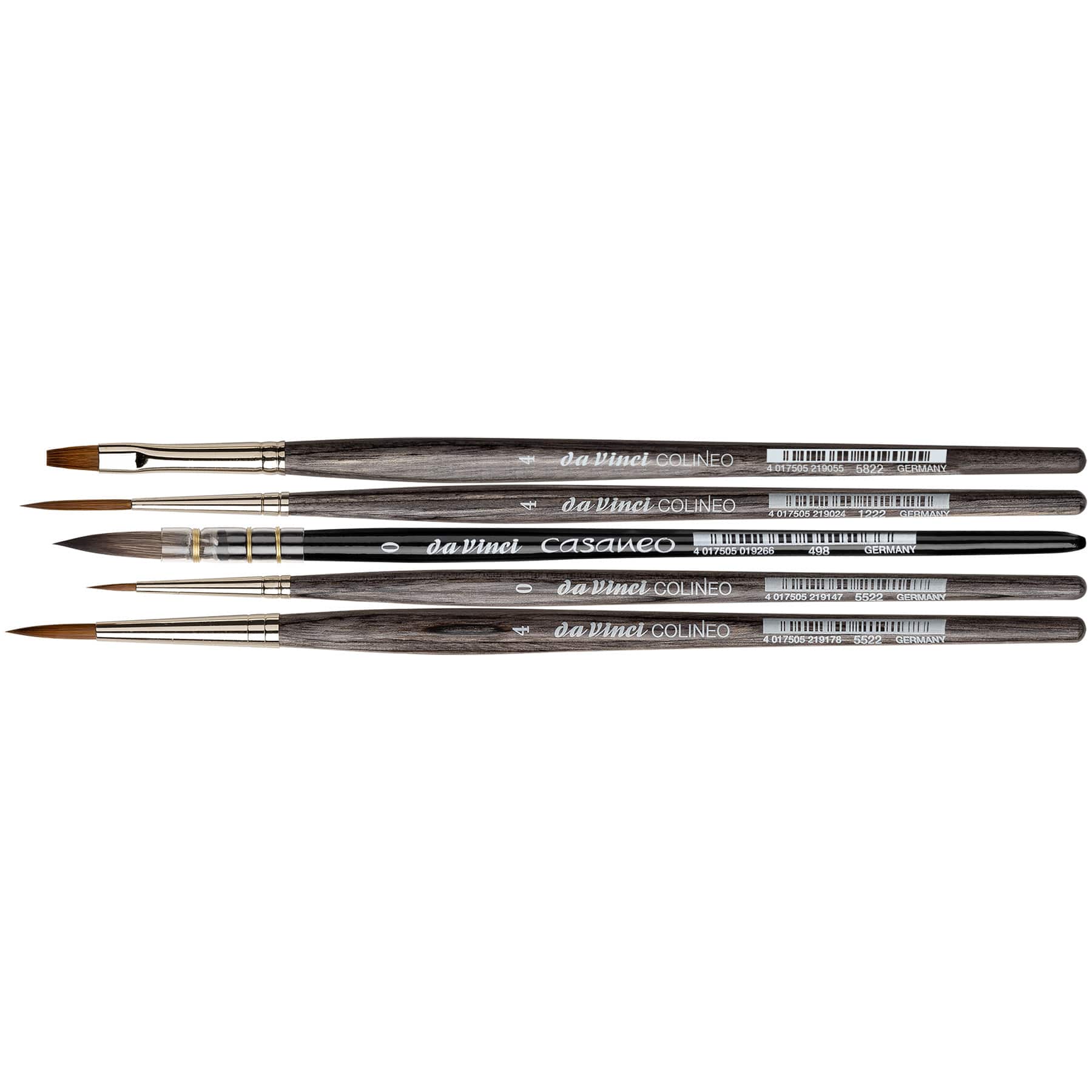 da Vinci Frau Von Bommel Artist Signature 5 Piece Brush Set