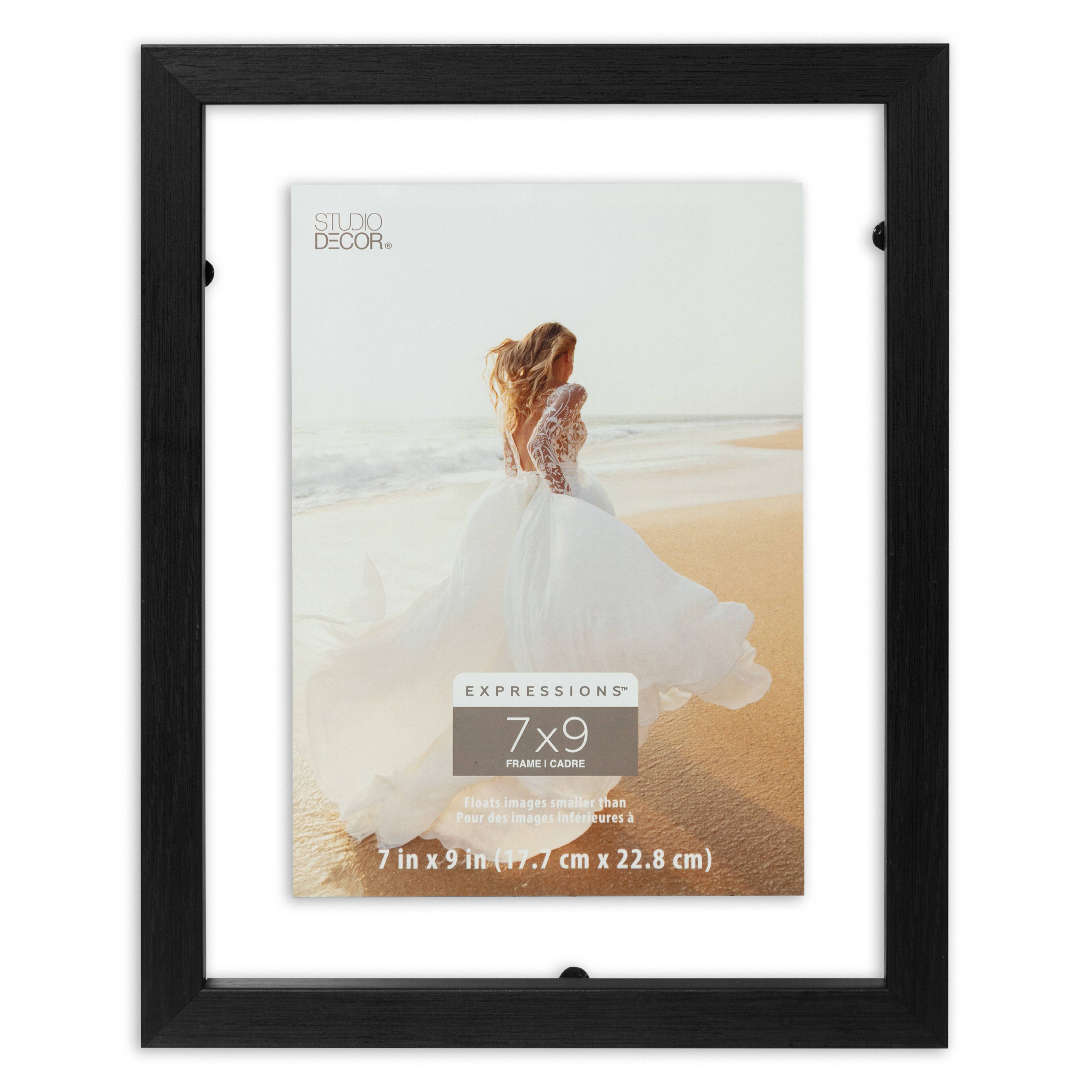 Expressions™ 7" x 9" Black Float Frame by Studio Décor®