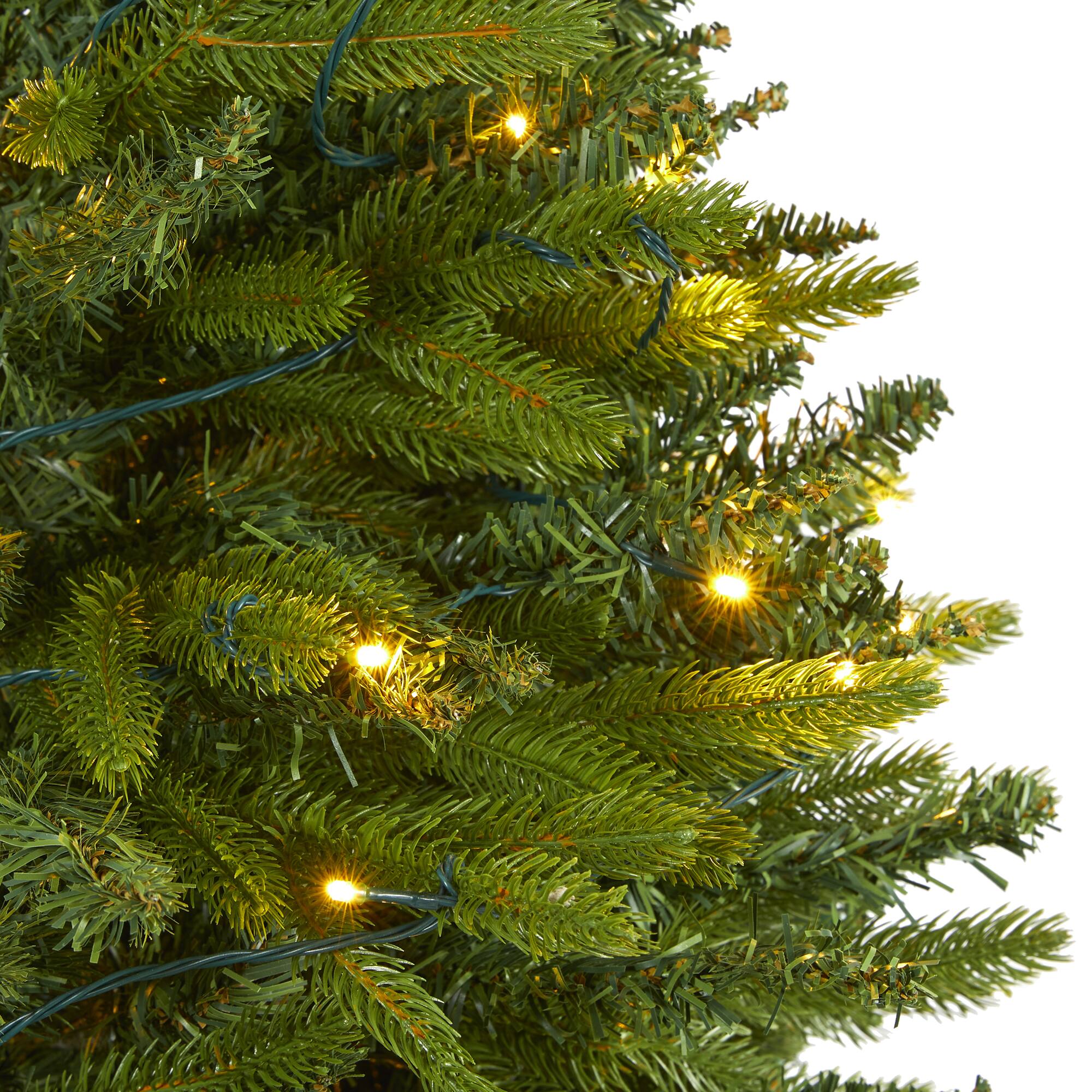 5ft. Pre-Lit Sun Valley Fir Artificial Christmas Tree with Clear LED Lights