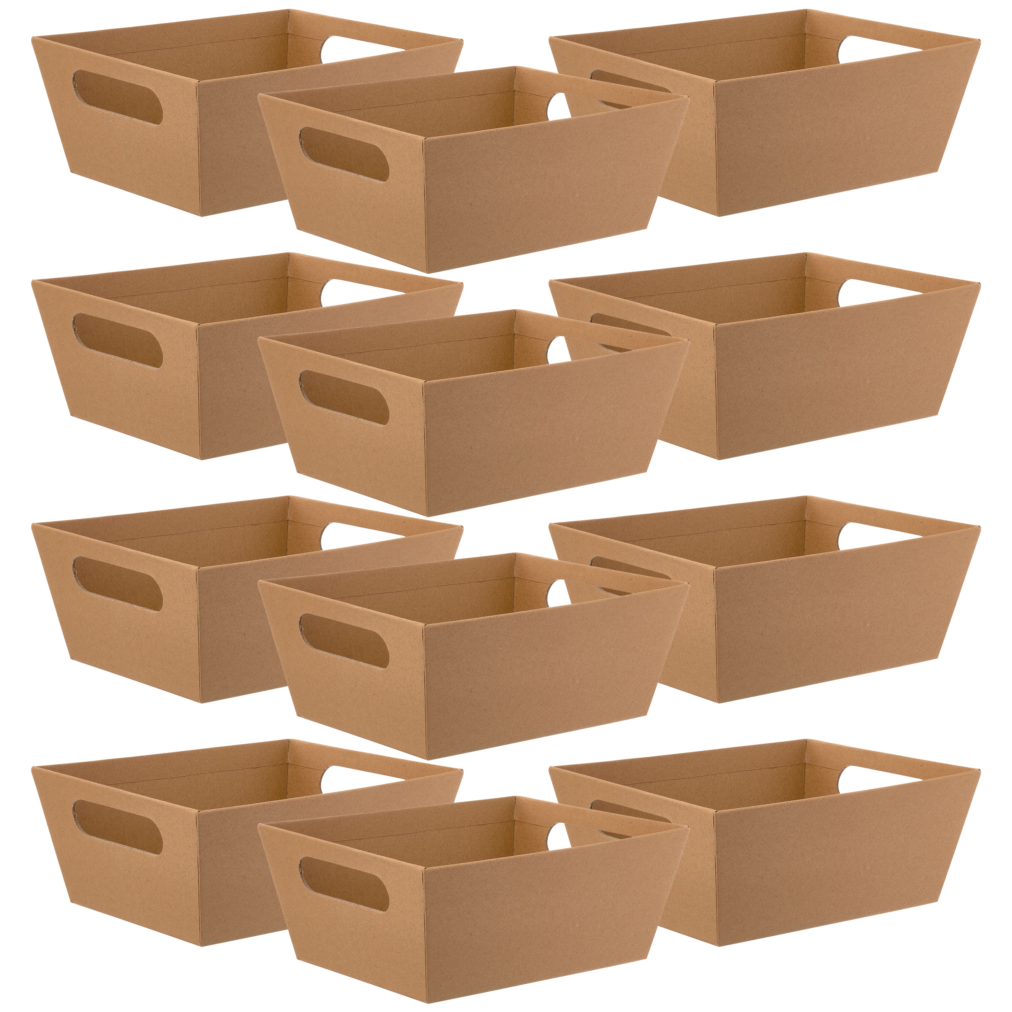 12 Pack: Kraft Gift Basket with Handles by Celebrate It™