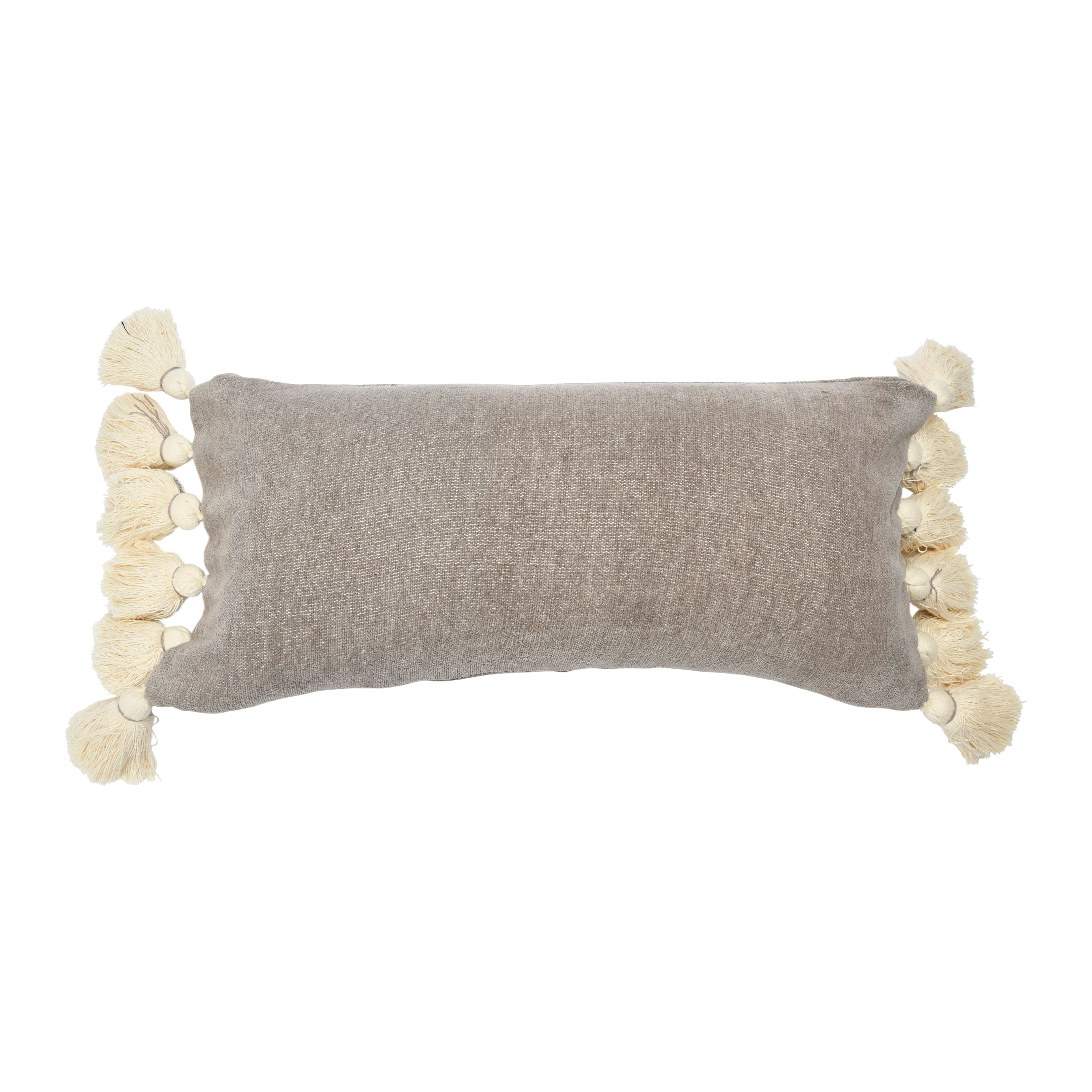 Hello Honey® Cotton Chenille Lumbar Pillow with Tassels