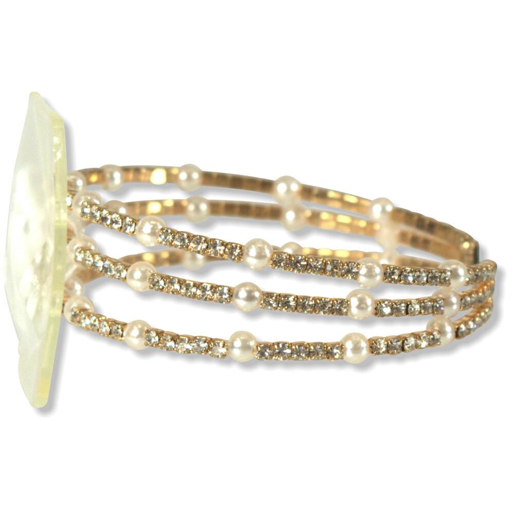 Jam Paper Windsor Flower Bracelet