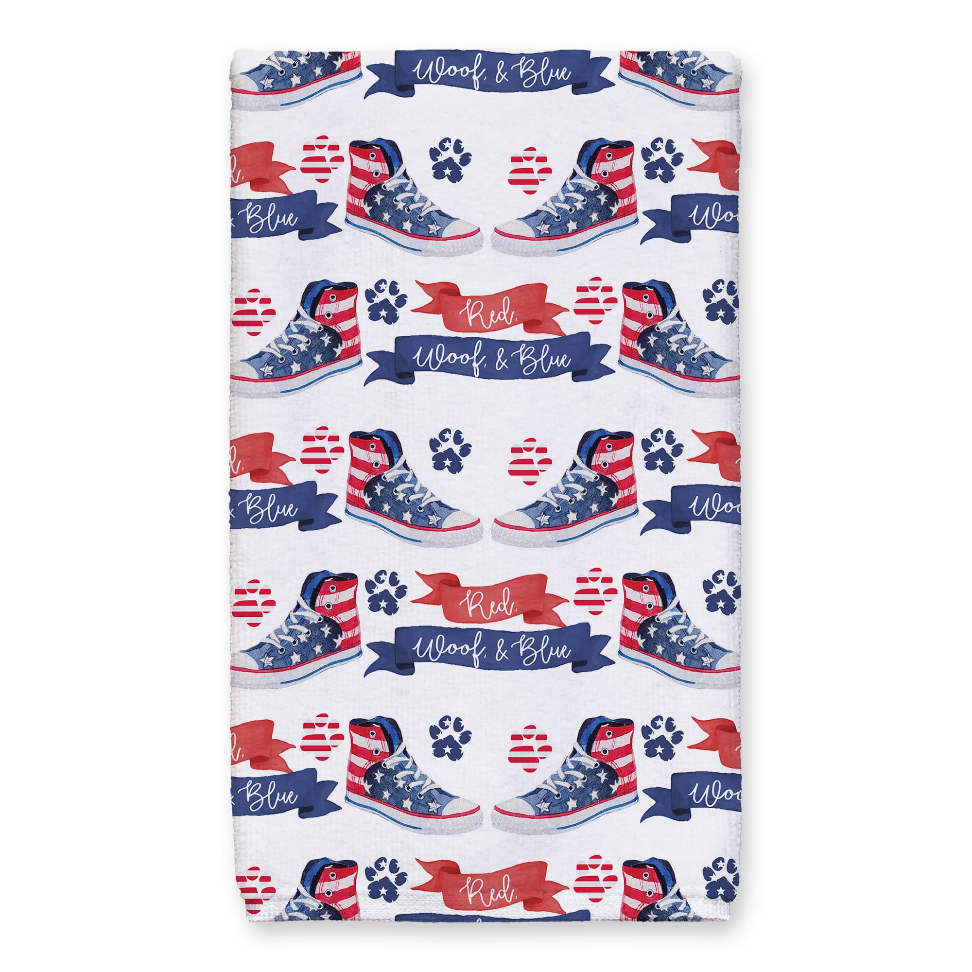 Red, Woof & Blue Pup Tea Towel Set