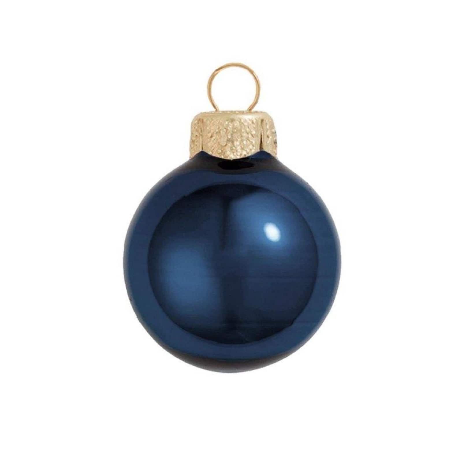 Whitehurst 40 Pack 1.25" Pearl Glass Ball Ornaments
