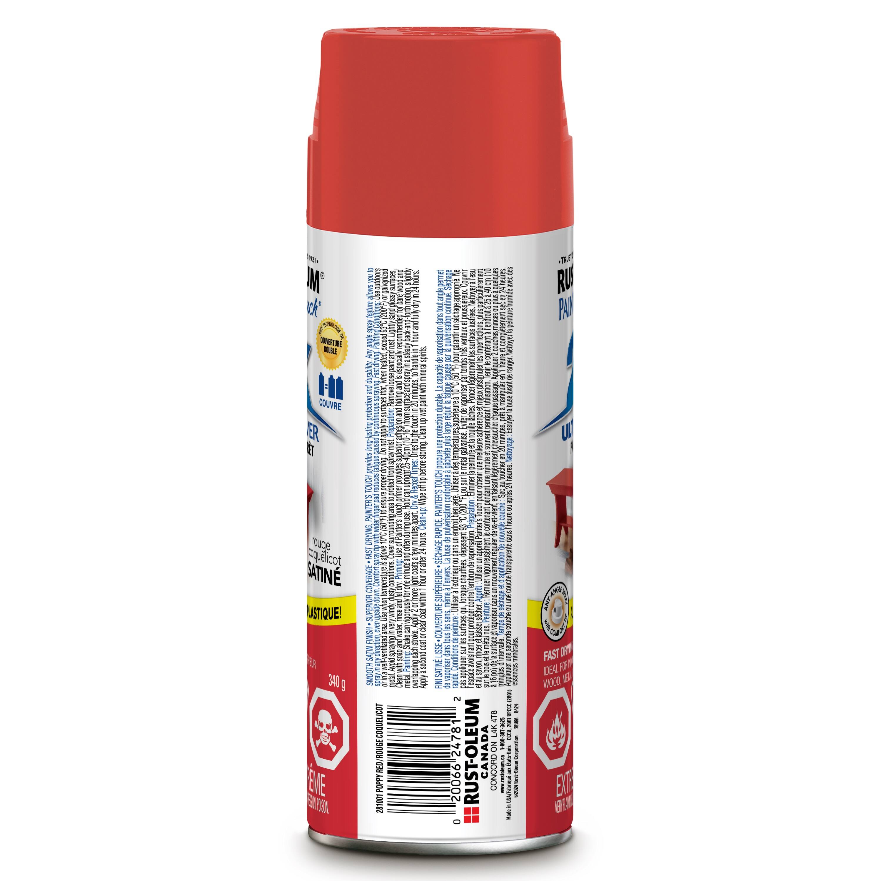 Peinture satinée en aérosol 2X Ultra Cover Painter's Touch de Rust-Oleum