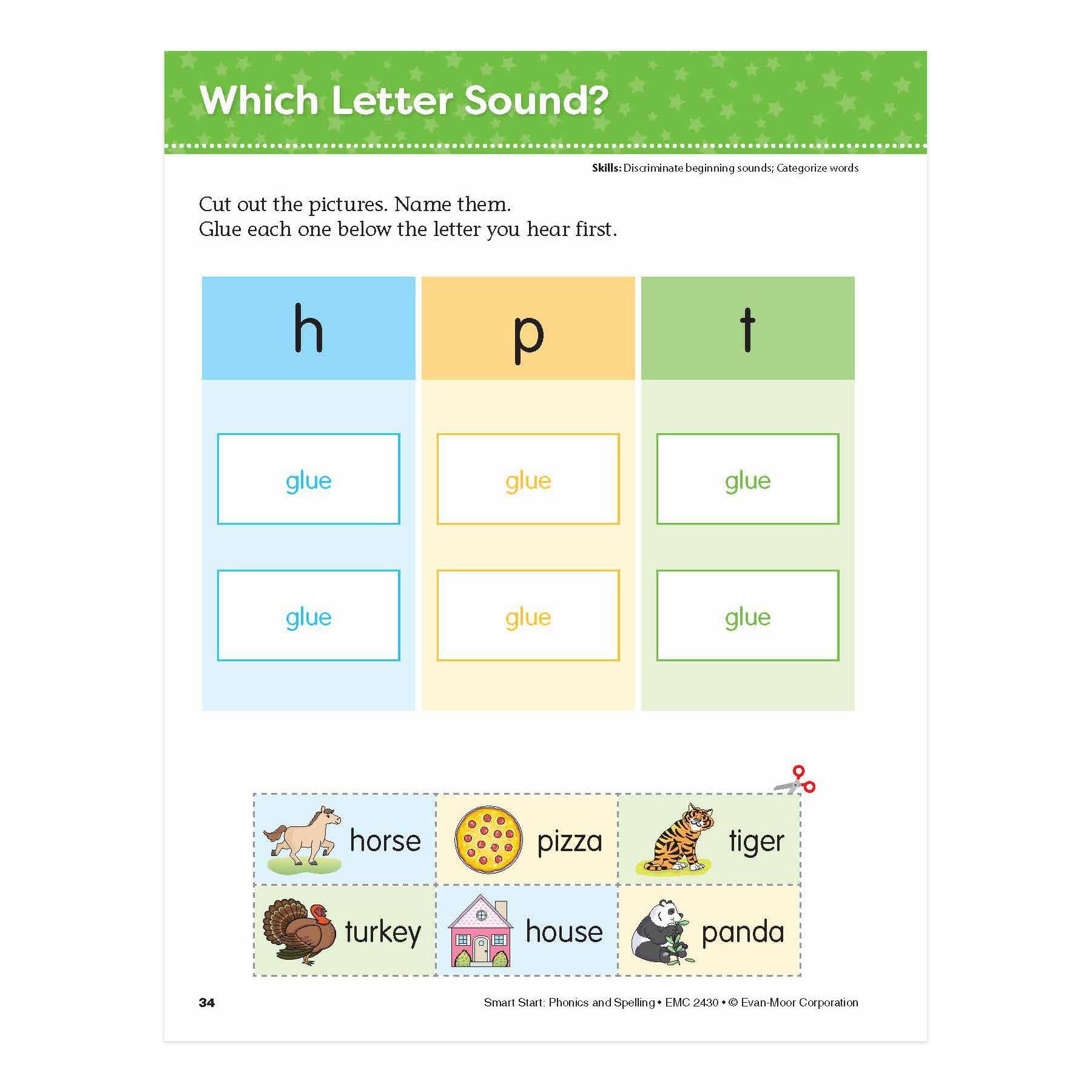Evan-Moor® Prekindergarten Early Learning Spelling Bundle Set