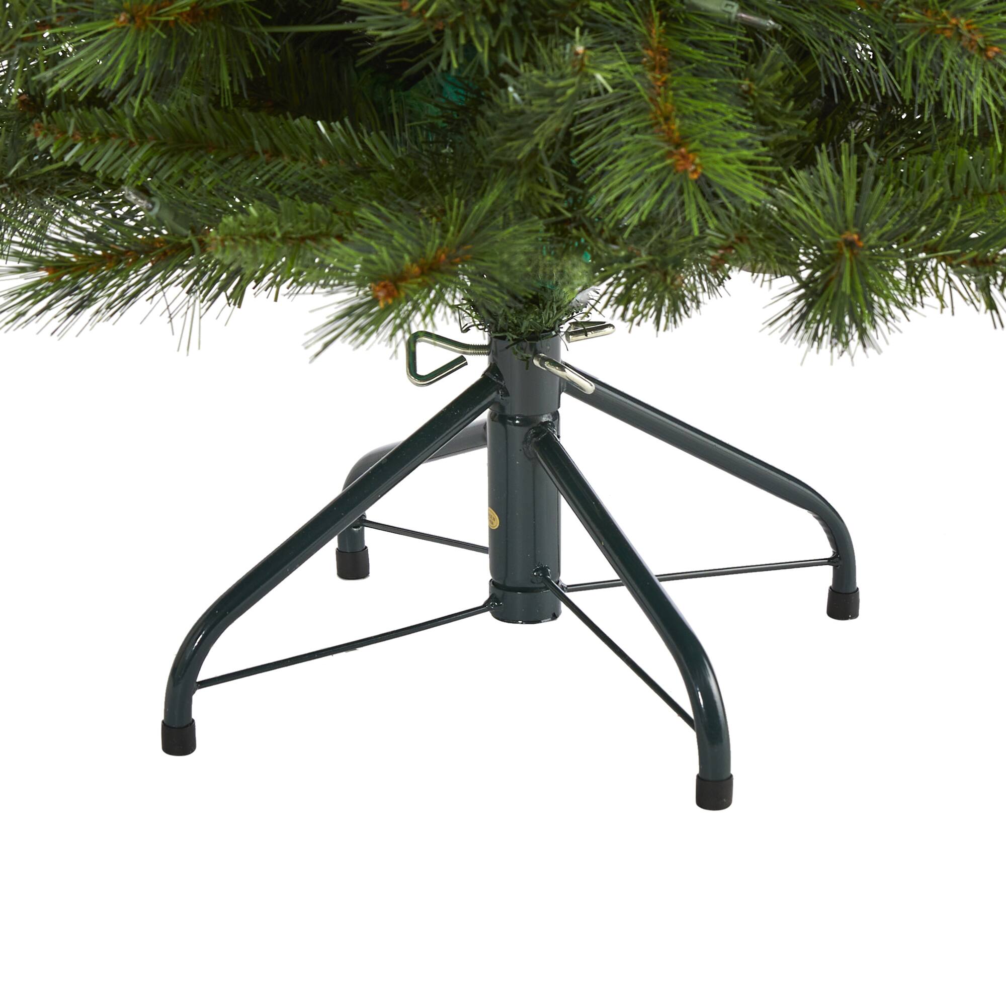 4ft. Pre-Lit West Virginia Mountain Pine Artificial Christmas Tree, Clear LED Lights