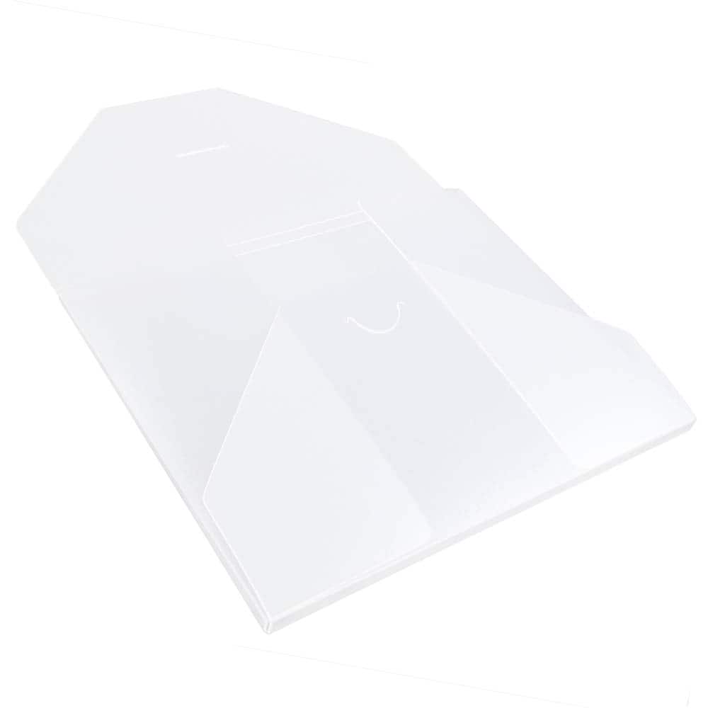 JAM Paper 7" x 9.25" Clear Frost Tuck Flap Closure Plastic Envelope