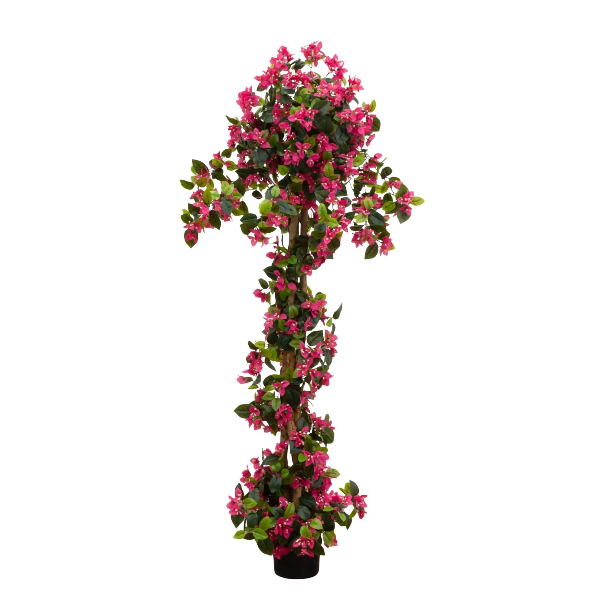 6ft. UV Resistant Artificial Spiral Bougainvillea Tree (Indoor/Outdoor)