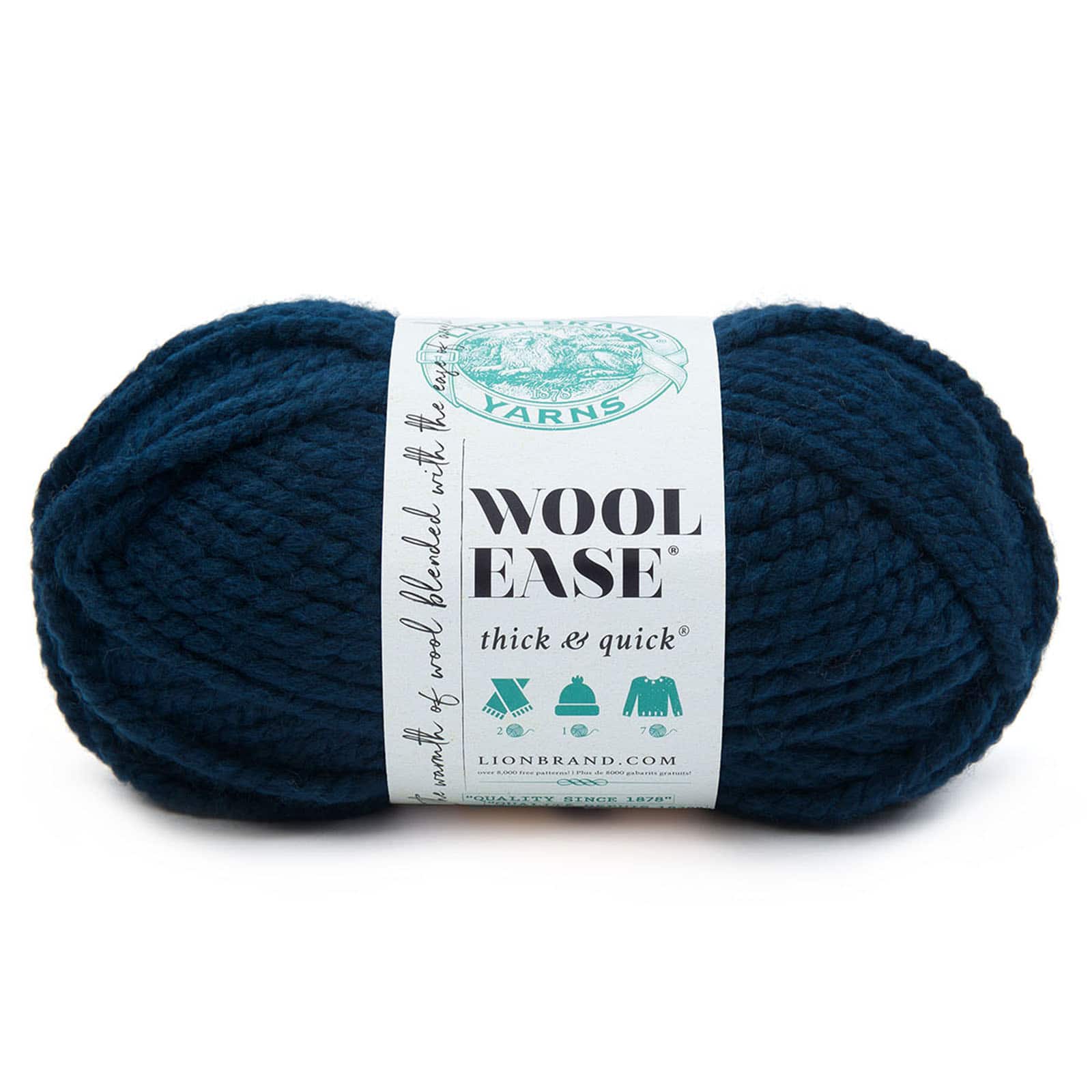 15 Pack: Lion Brand® Wool-Ease® Thick & Quick® Yarn, Solids