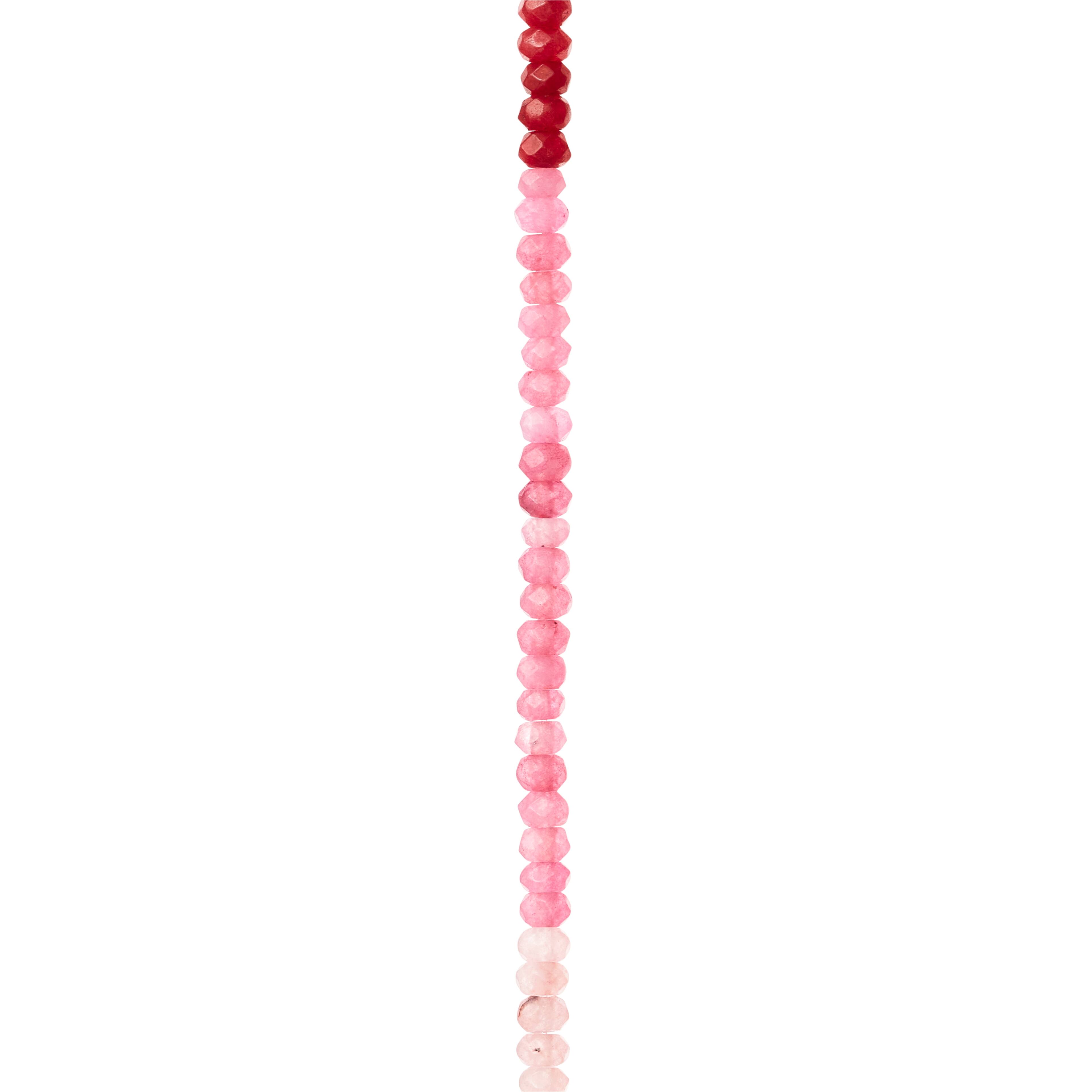 Purple & Pink Faceted Quartz Round Beads, 4mm by Bead Landing™