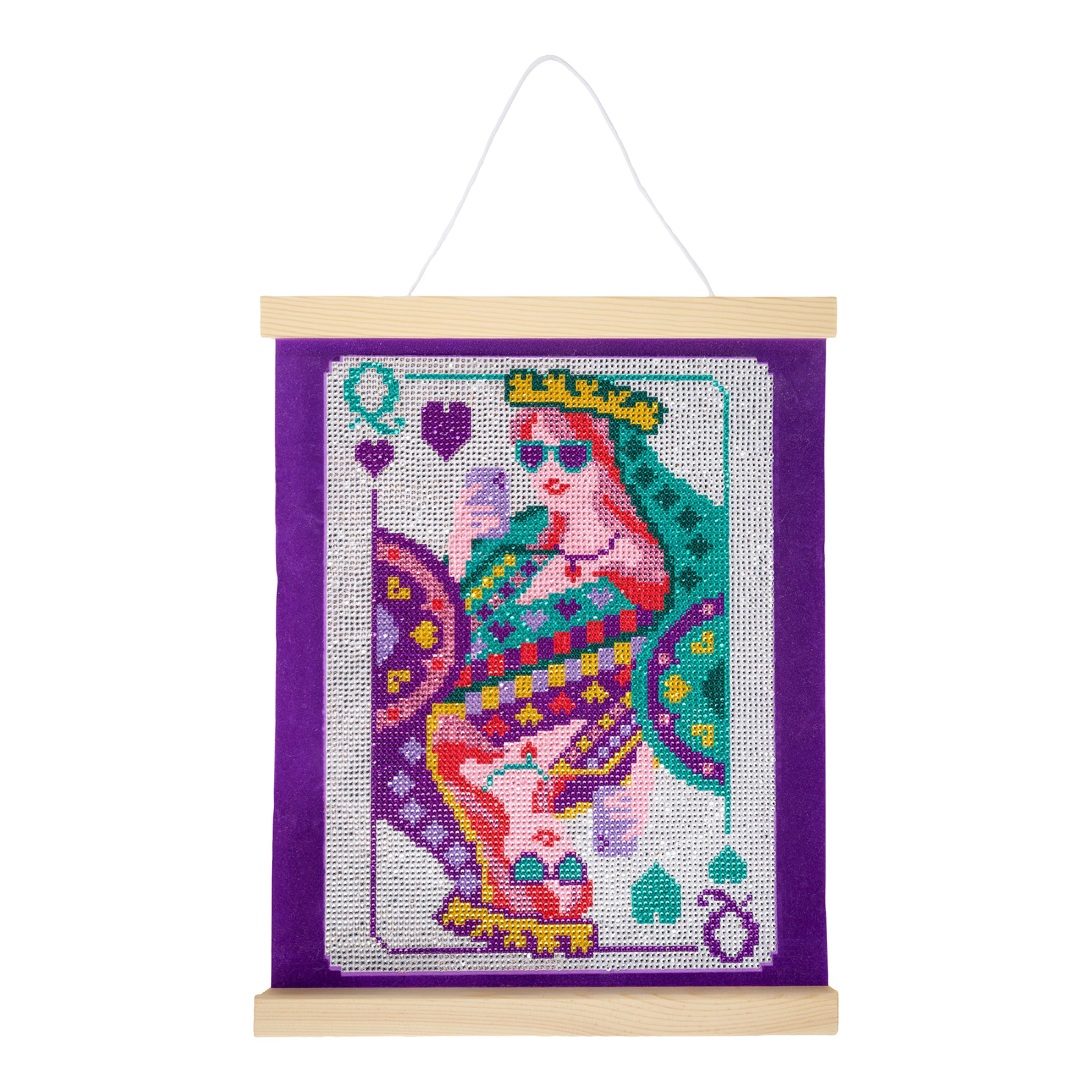 Vivid by Brea Reese® Queen of Hearts Velvet Gem Art Kit