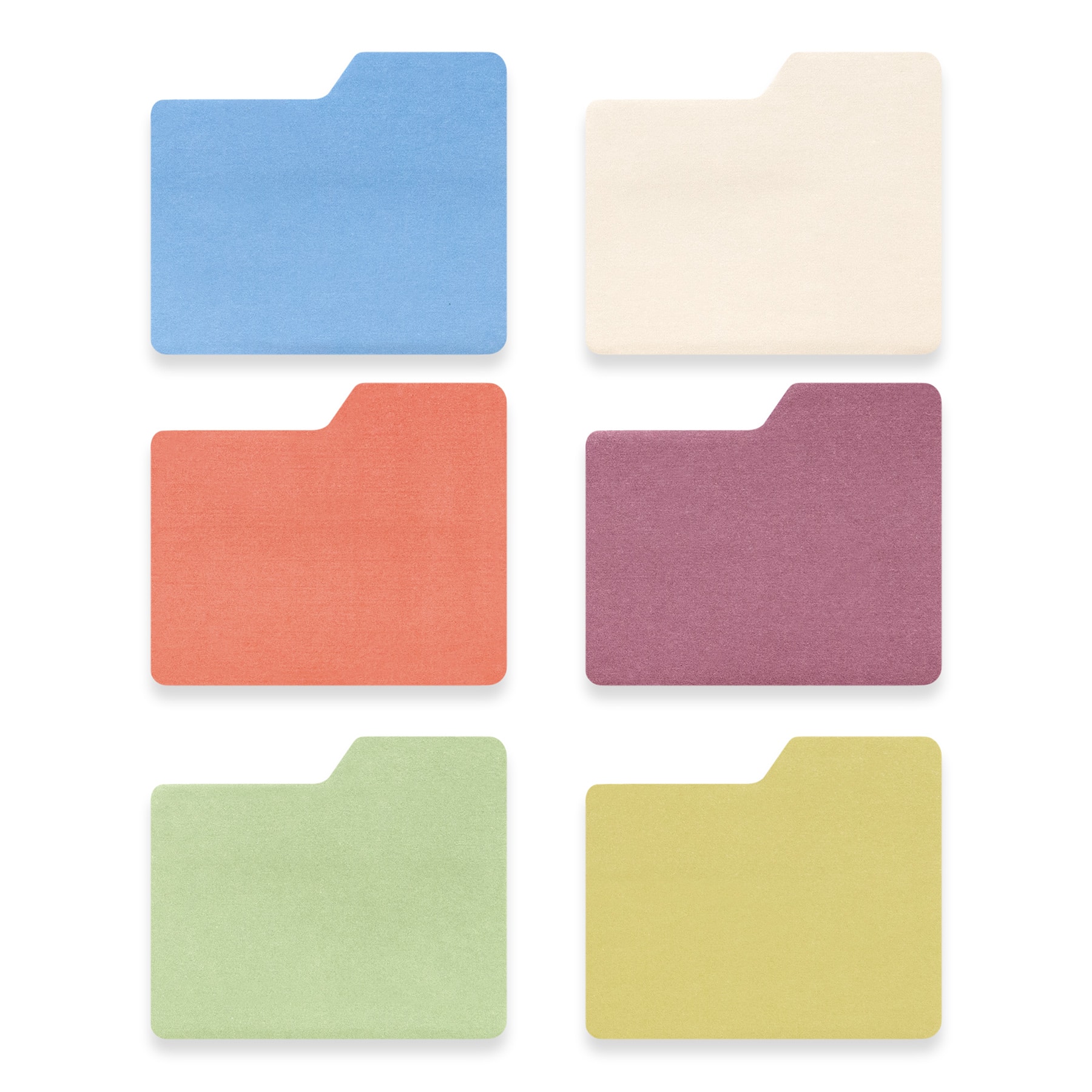 Multicolor Solid Tab Planner Sticky Notes by Recollections™