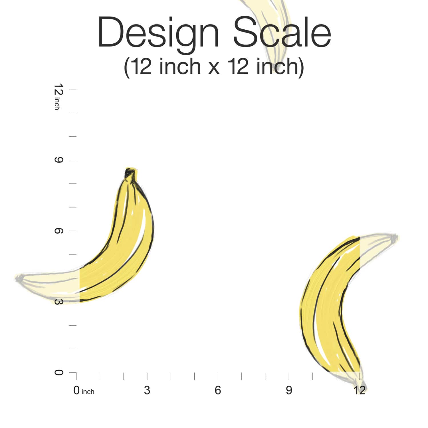 RoomMates Mr. Kate Banana Print Peel & Stick Wallpaper