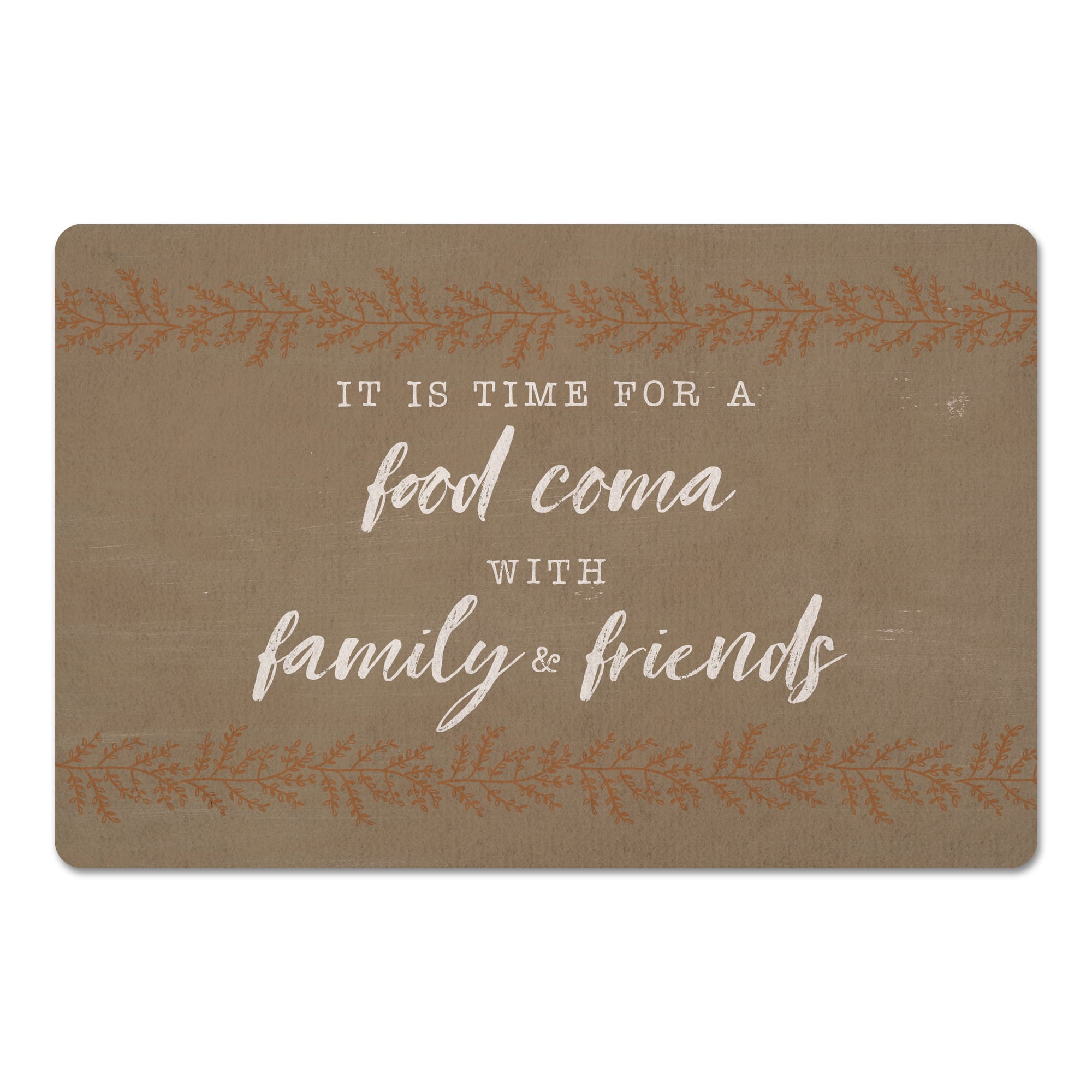 Food Coma Time Floor Mat