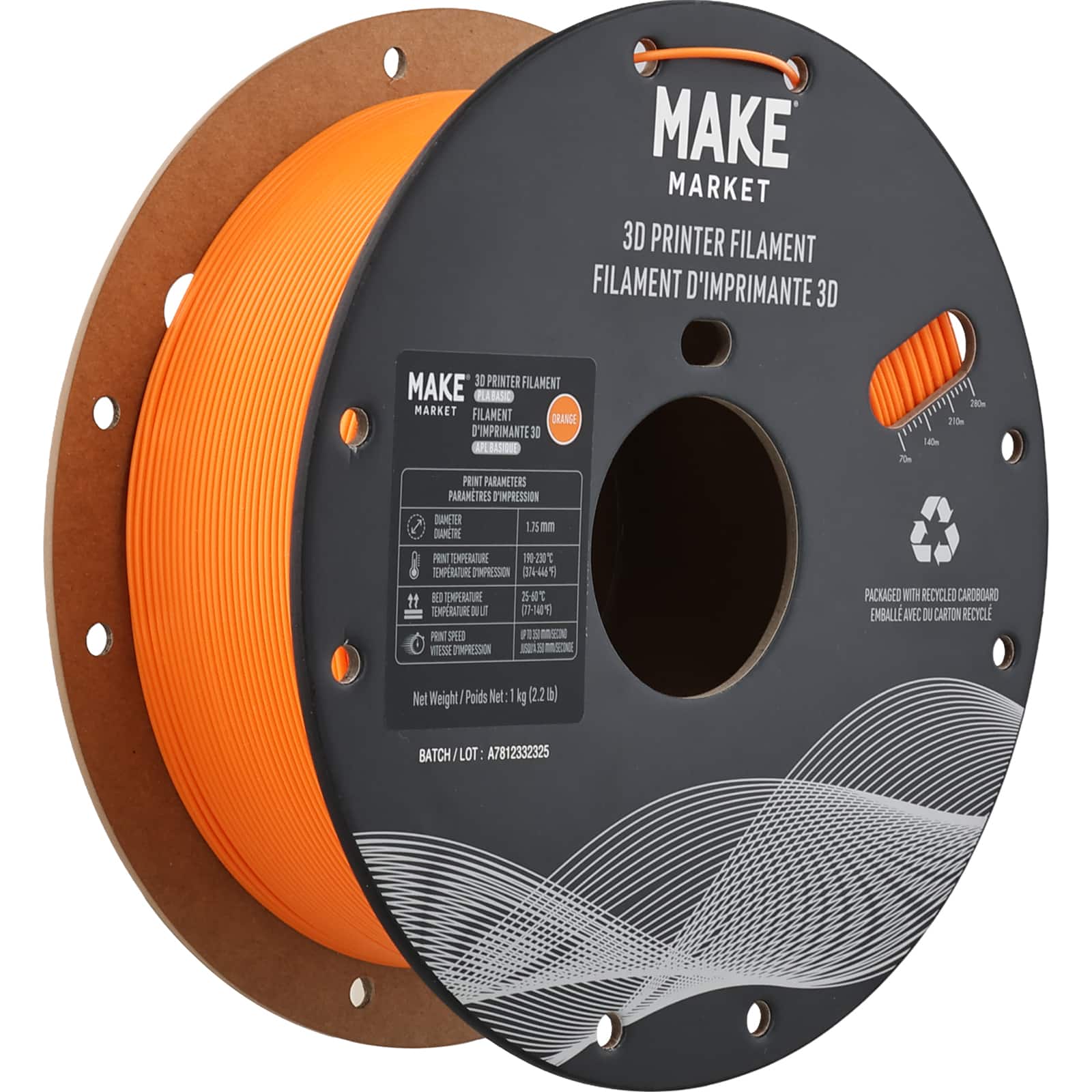 1.75mm Basic PLA 3D Printer Filament