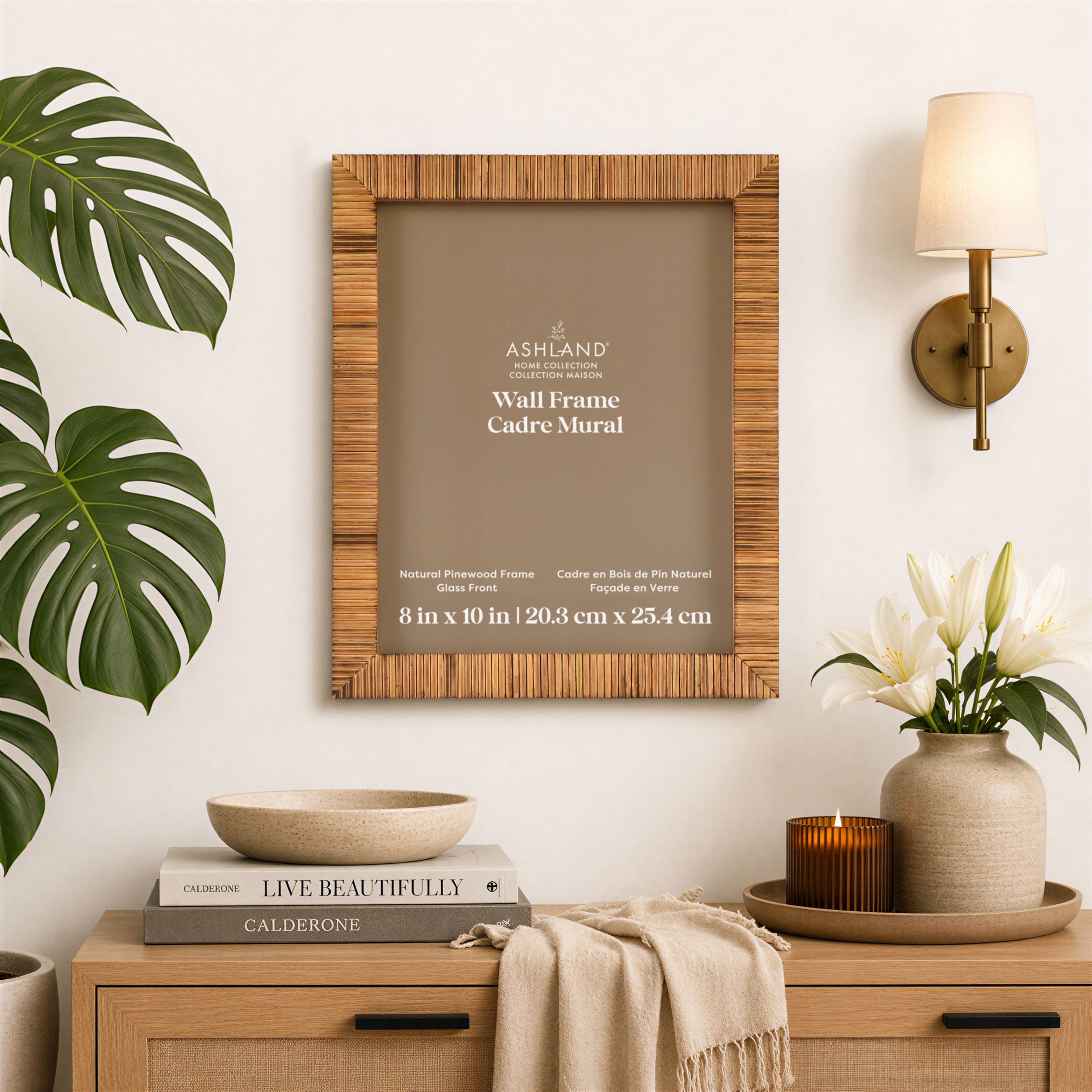 Home Faux Bamboo Wood Wall Frame by Ashland®