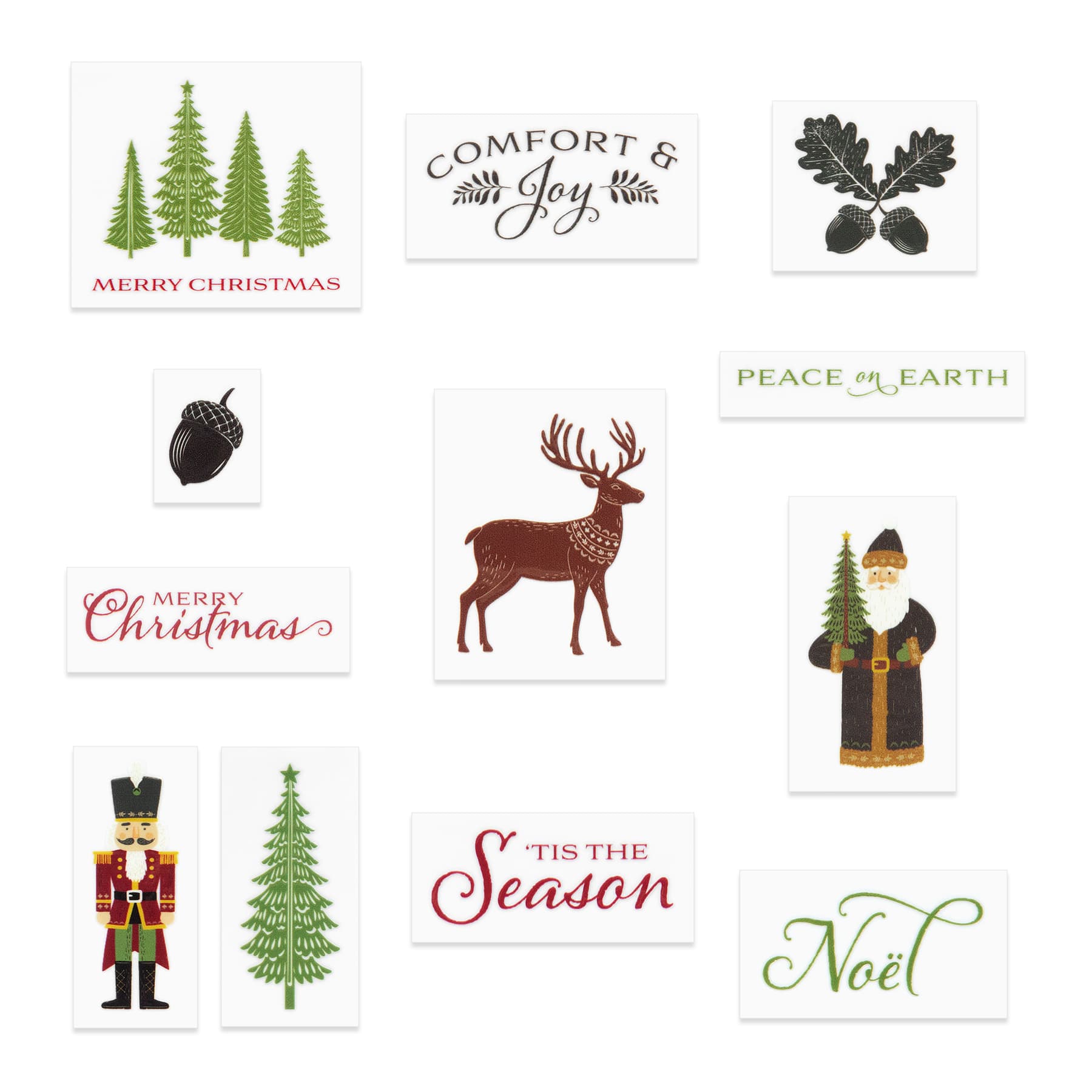 Comfort & Joy Cold Transfer Stickers, 12pc. by Recollections™