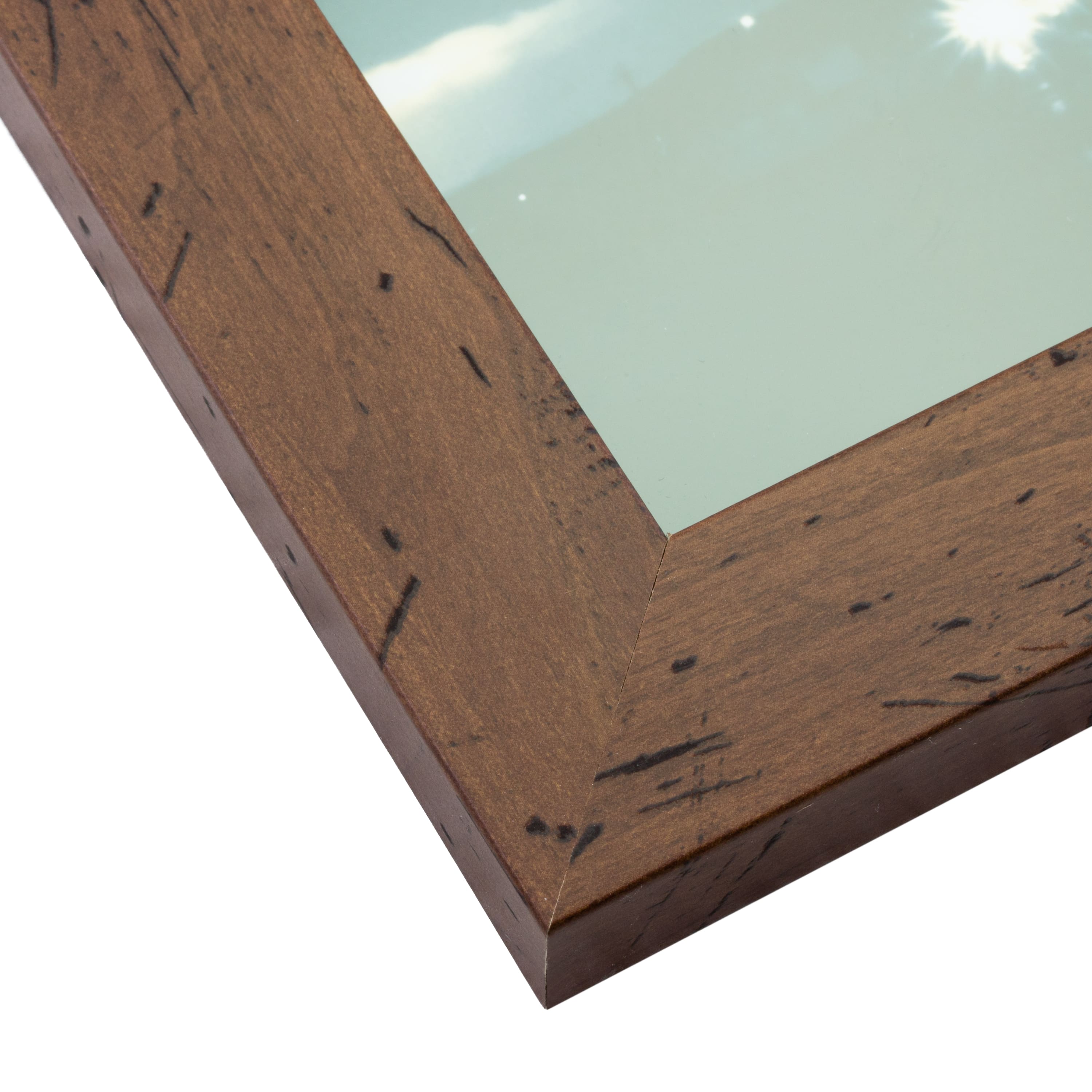 2 Pack Craig Frames Bauhaus 125 Dark Walnut Picture Frame