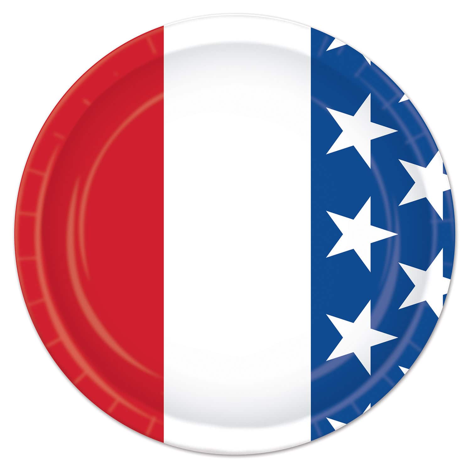 Beistle 7" Patriotic Paper Plates, 16ct.