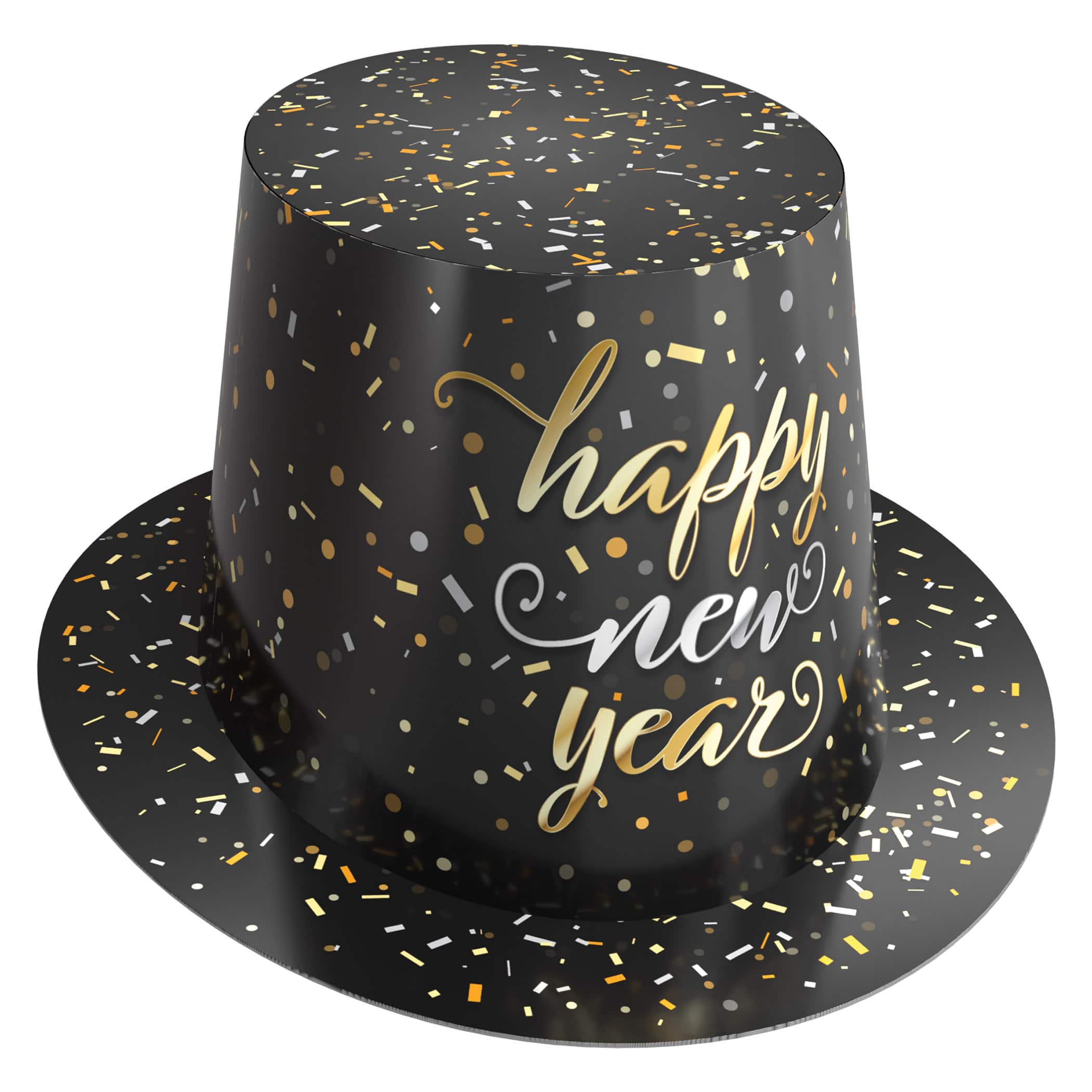 Beistle Confetti New Year Hi-Hats, 25ct.