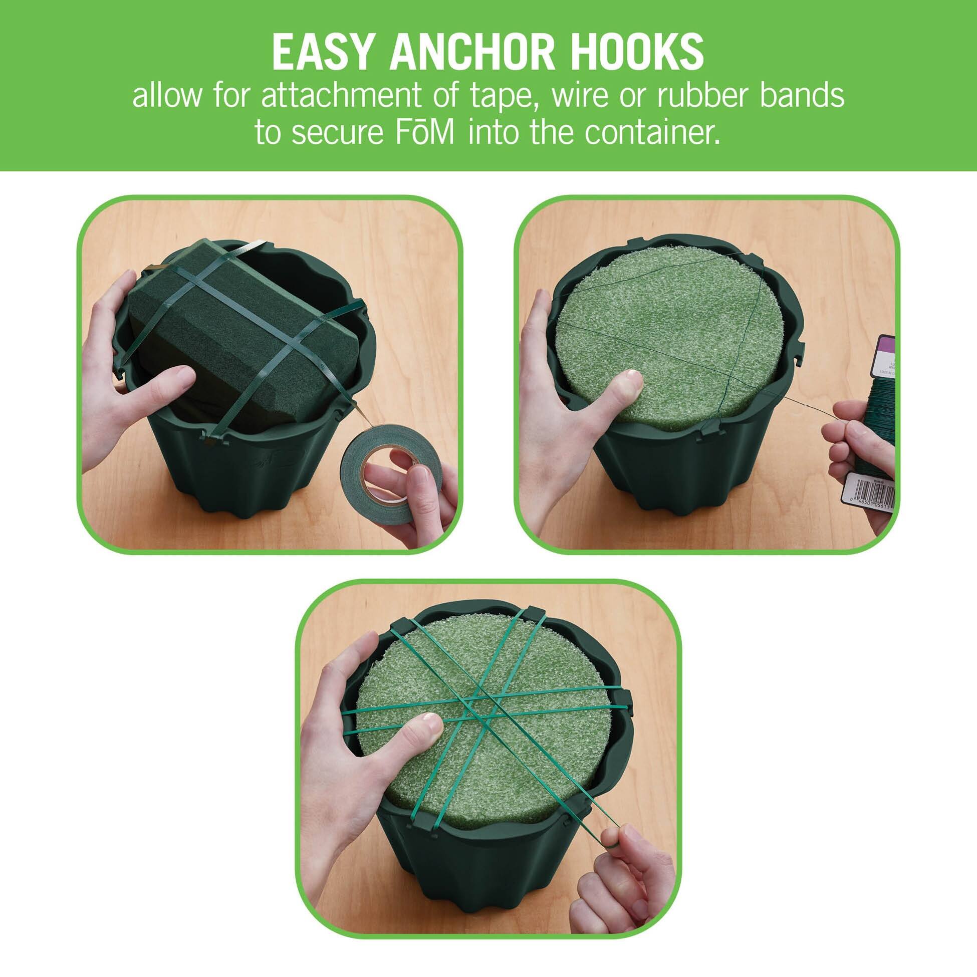 FloraCraft® Easy Anchor Plastic Floral Container