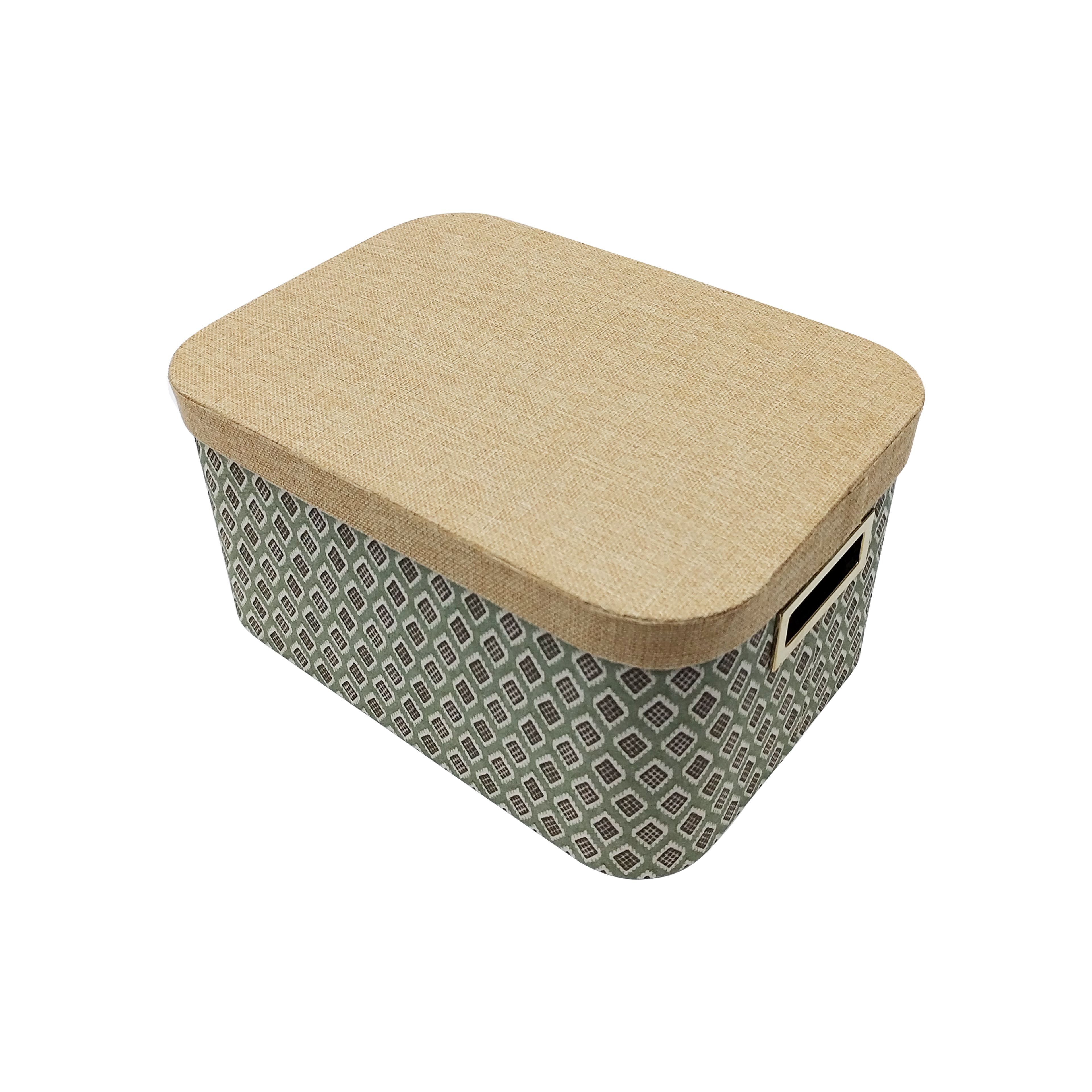 Large Decorative Box with Fabric Lid by Ashland®