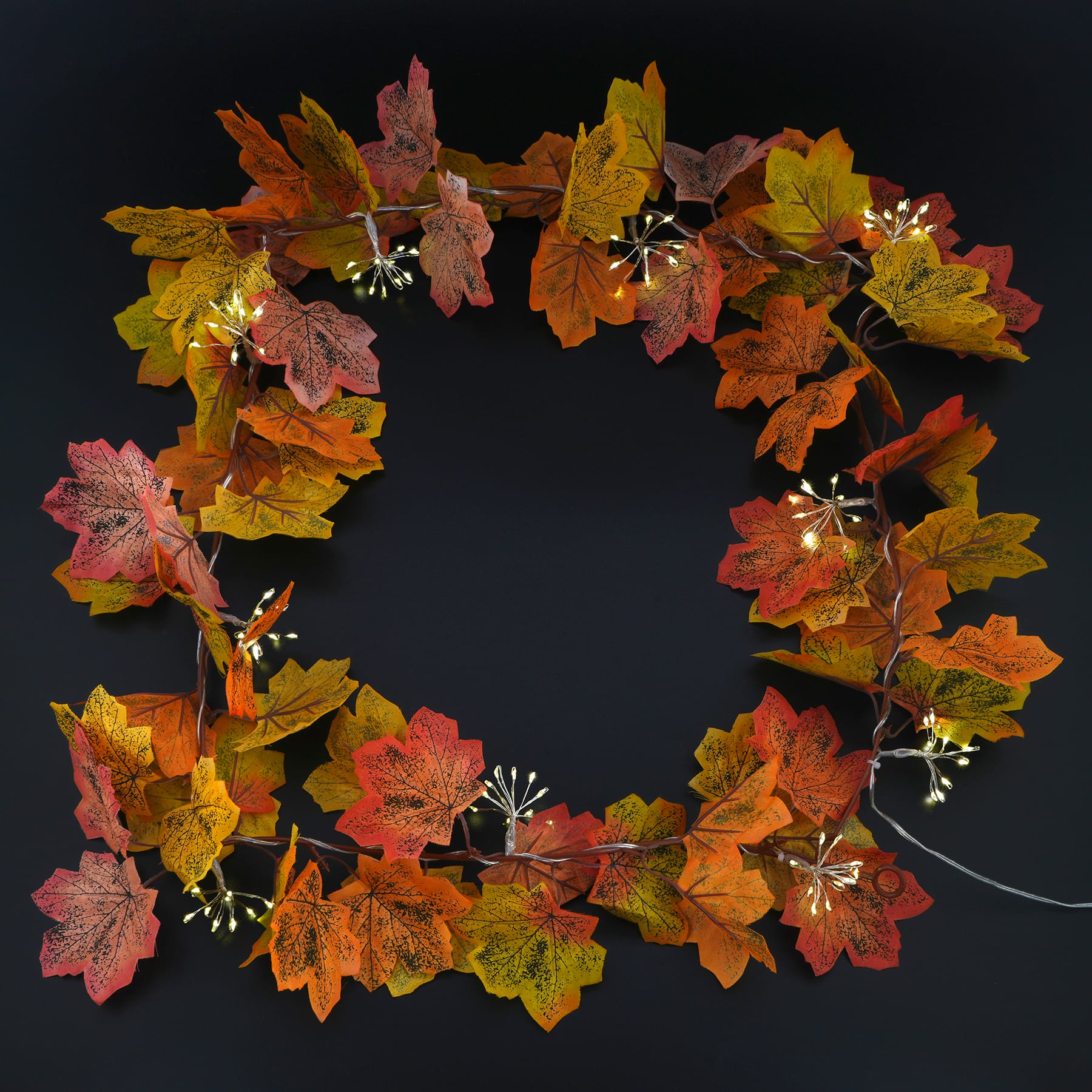 100ct. Fall Leaves Garland String Lights by Ashland®