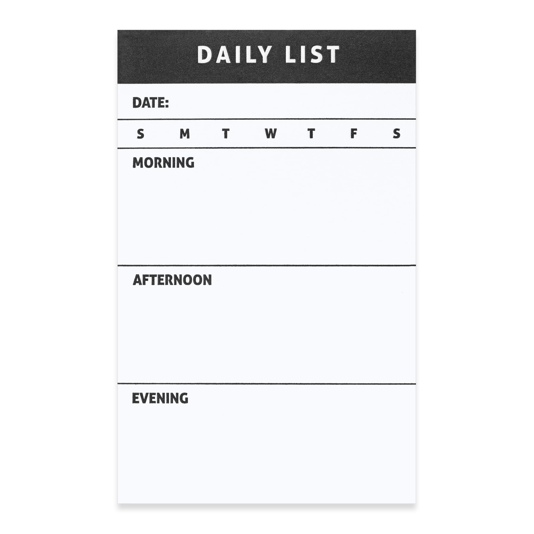 Black & White Daily List Planner Sticky Notes by Recollections™