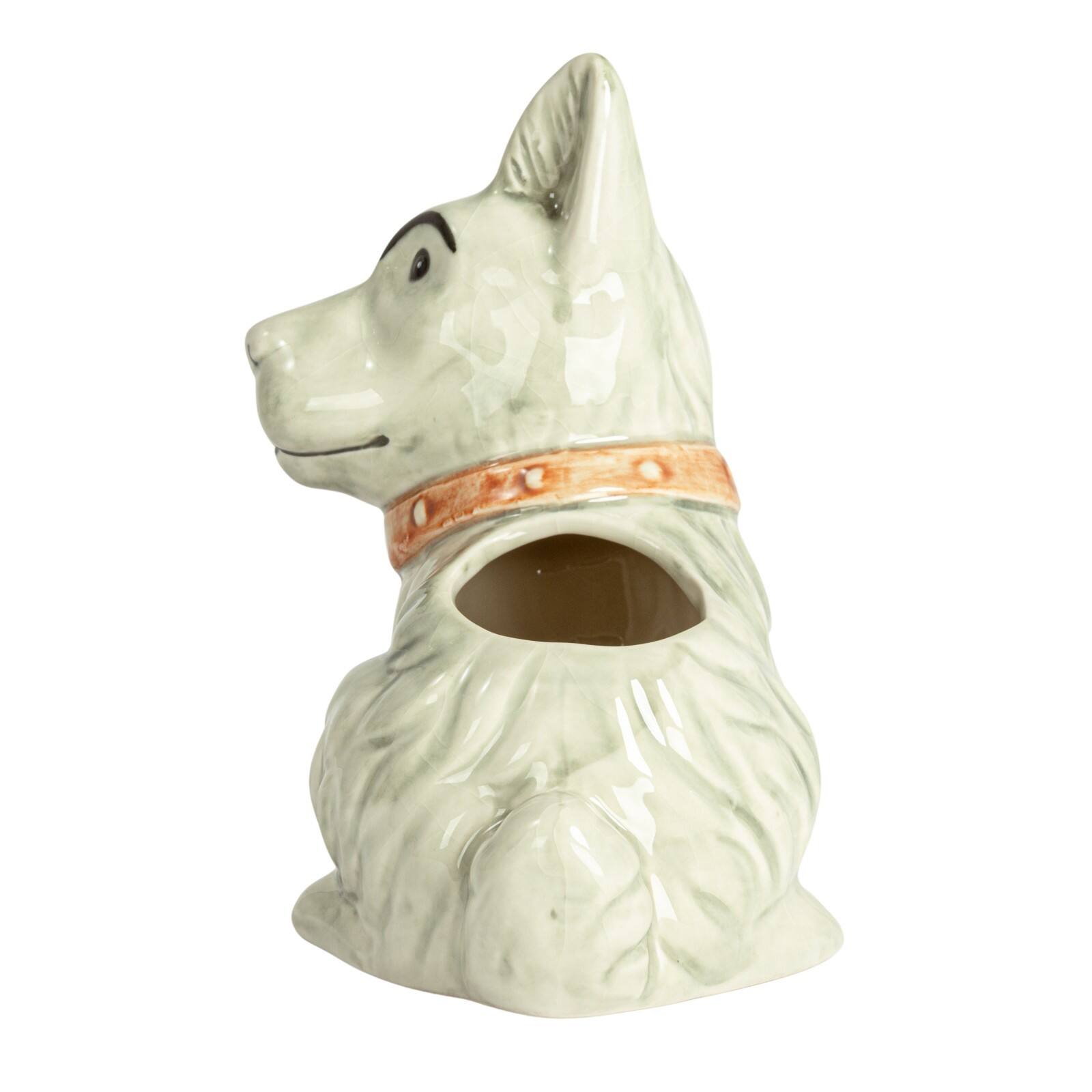 Hello Honey® 7" Scotty Dog Stoneware Planter